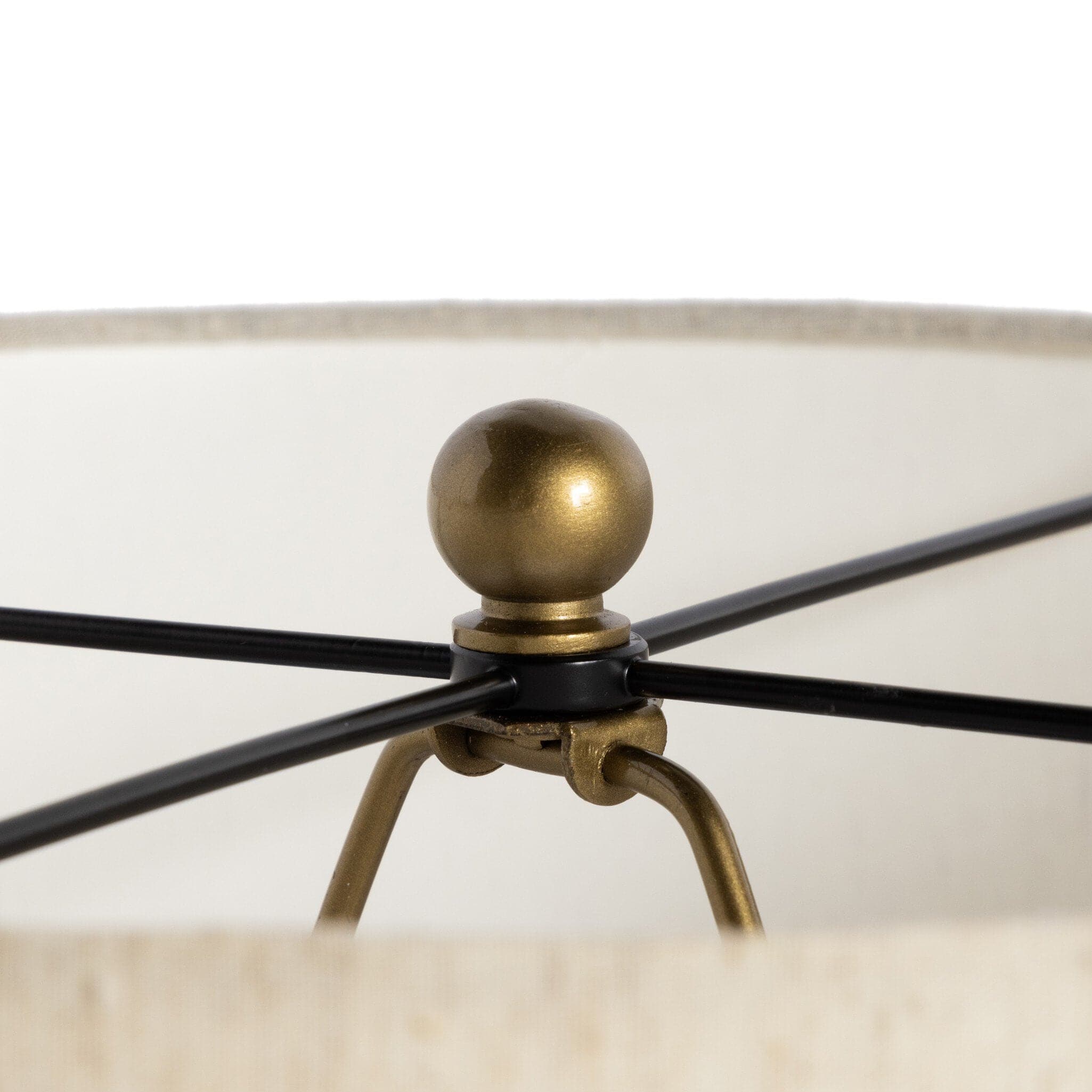 Leander Table Lamp - Dark Antique Brass