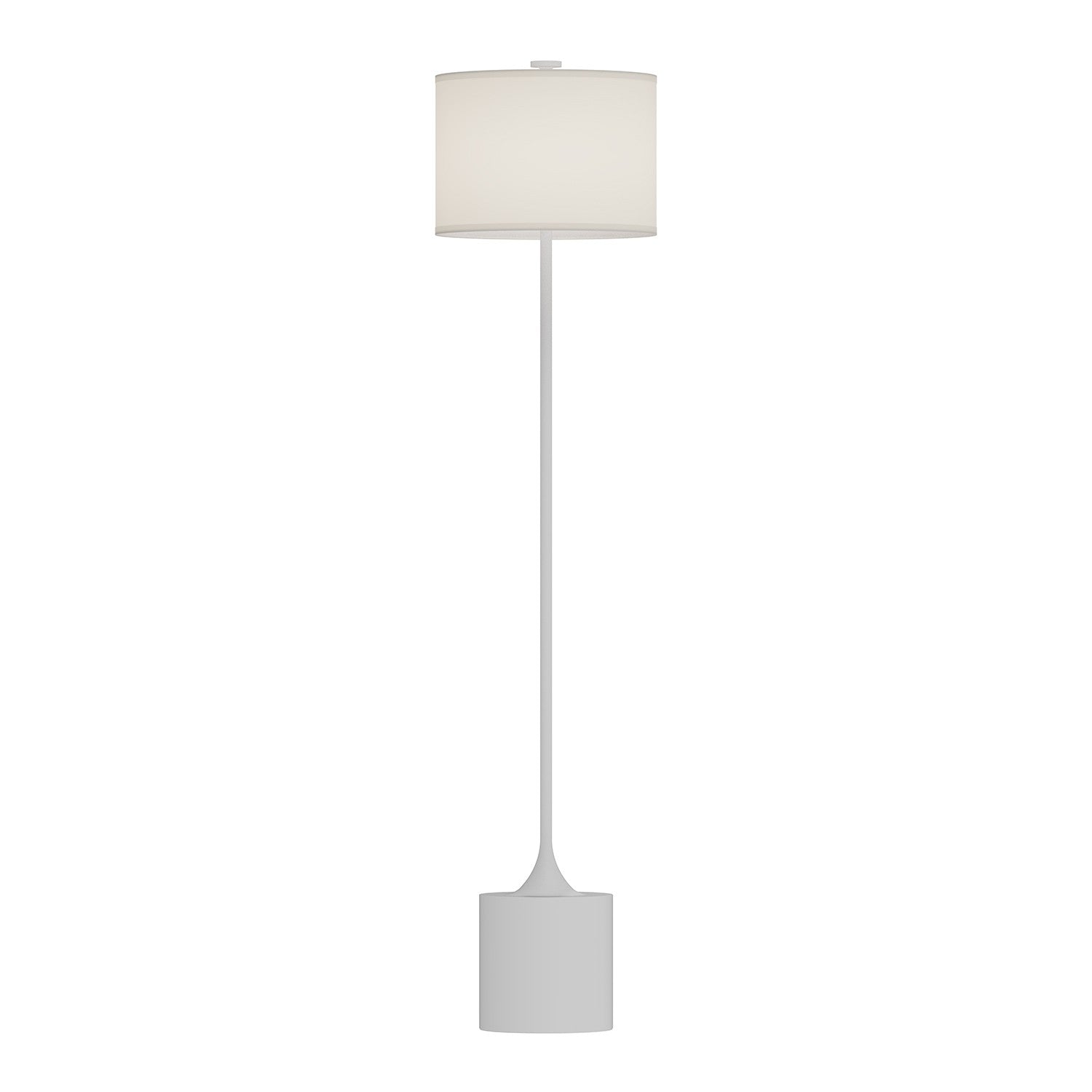 Alora - FL418761WHIL - One Light Floor Lamp - Issa - White/Ivory Linen