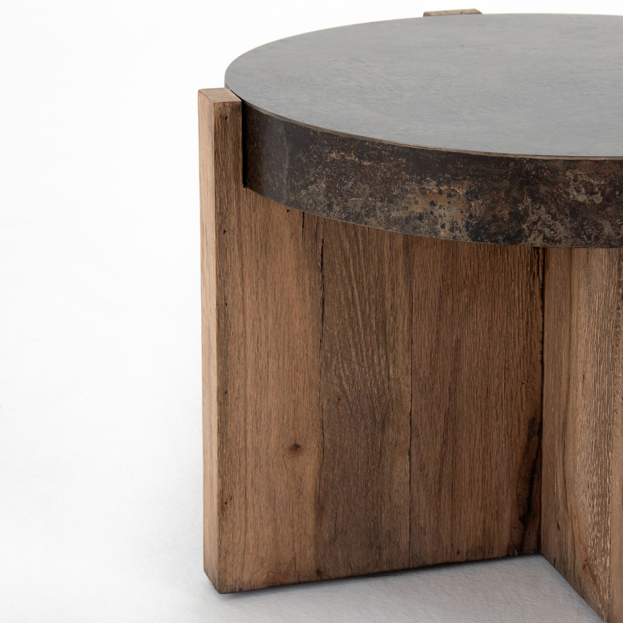 Bingham End Table - Rustic Oak Veneer