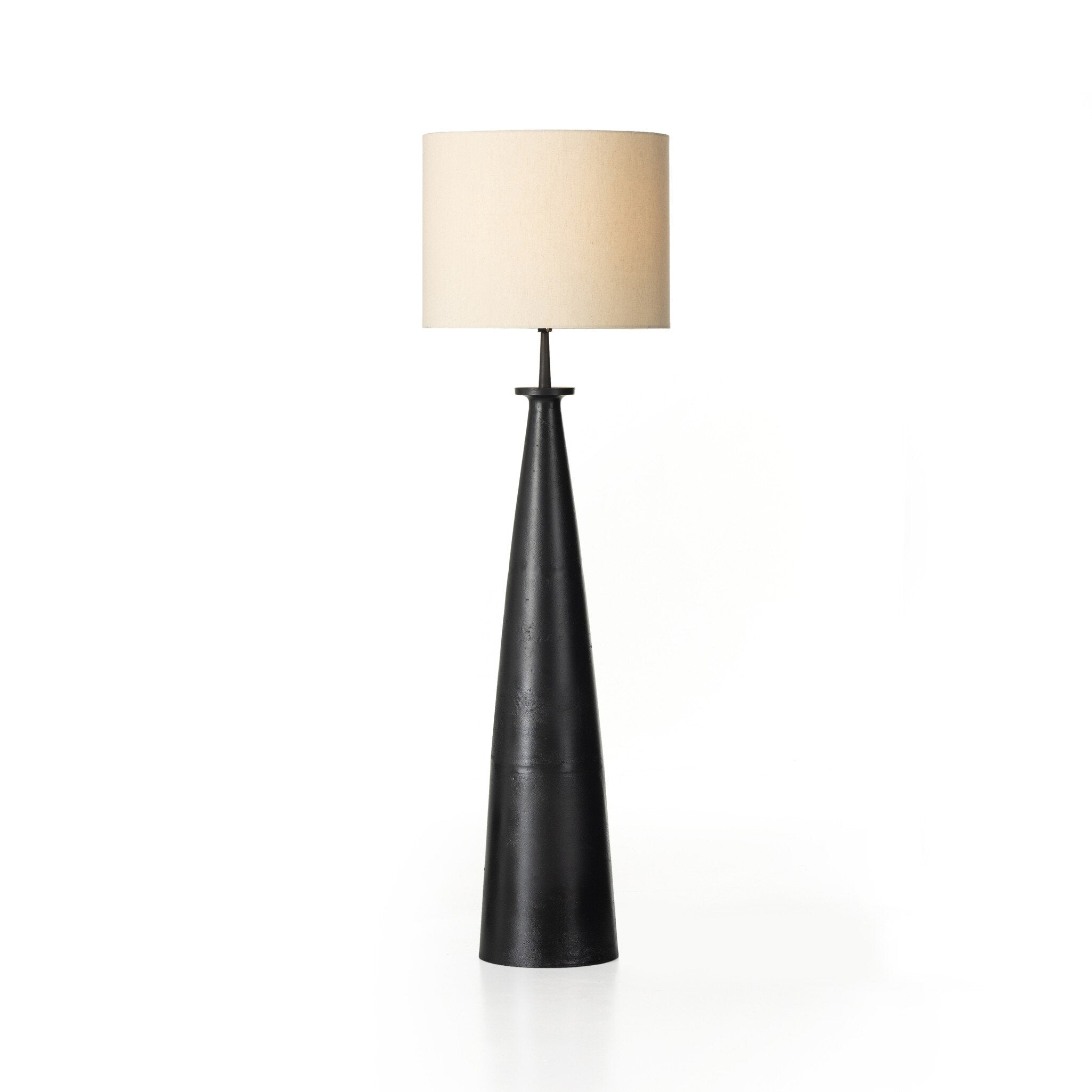 Innes Floor Lamp - Matte Black Cast Aluminum