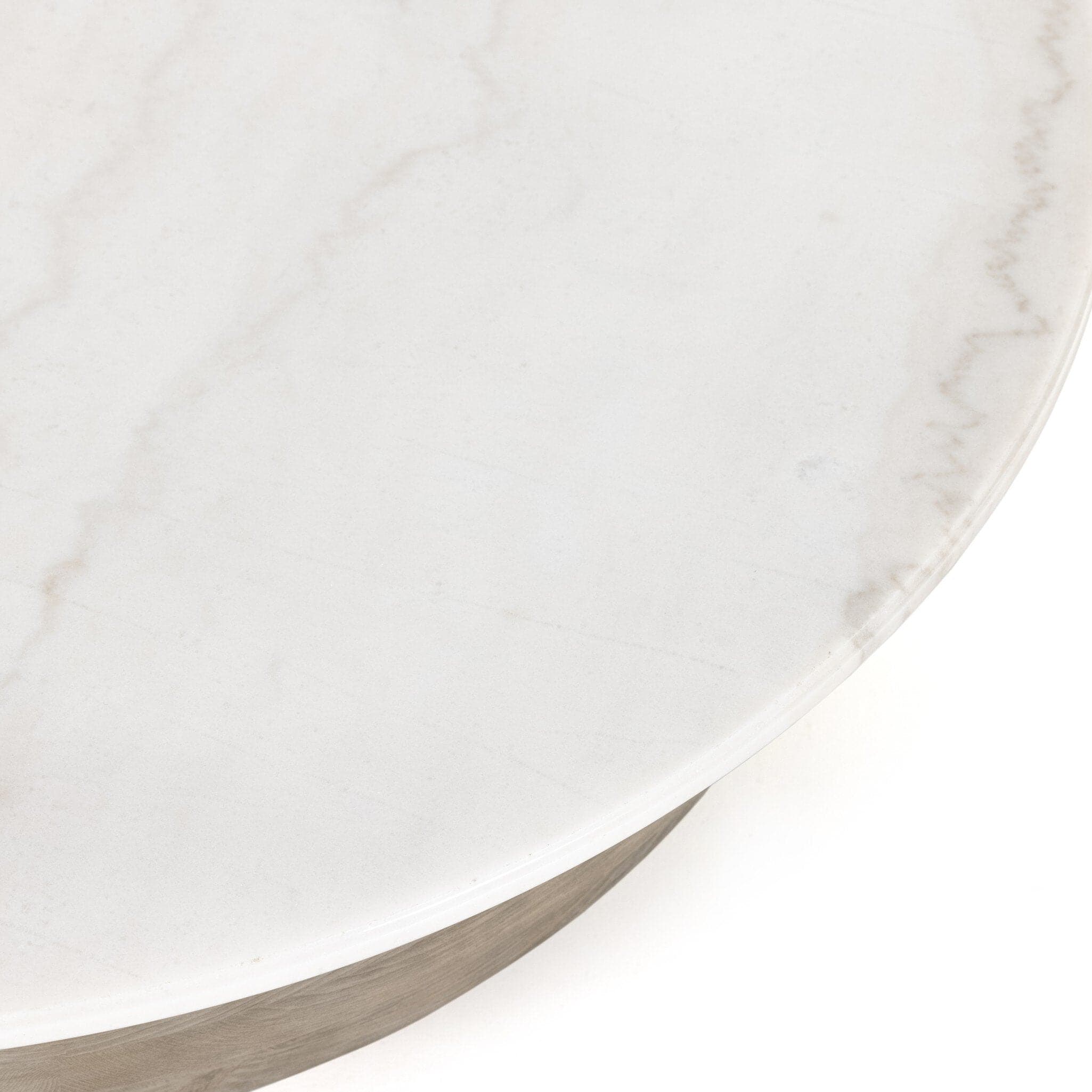 Caldwell Stone Coffee Table - White Marble