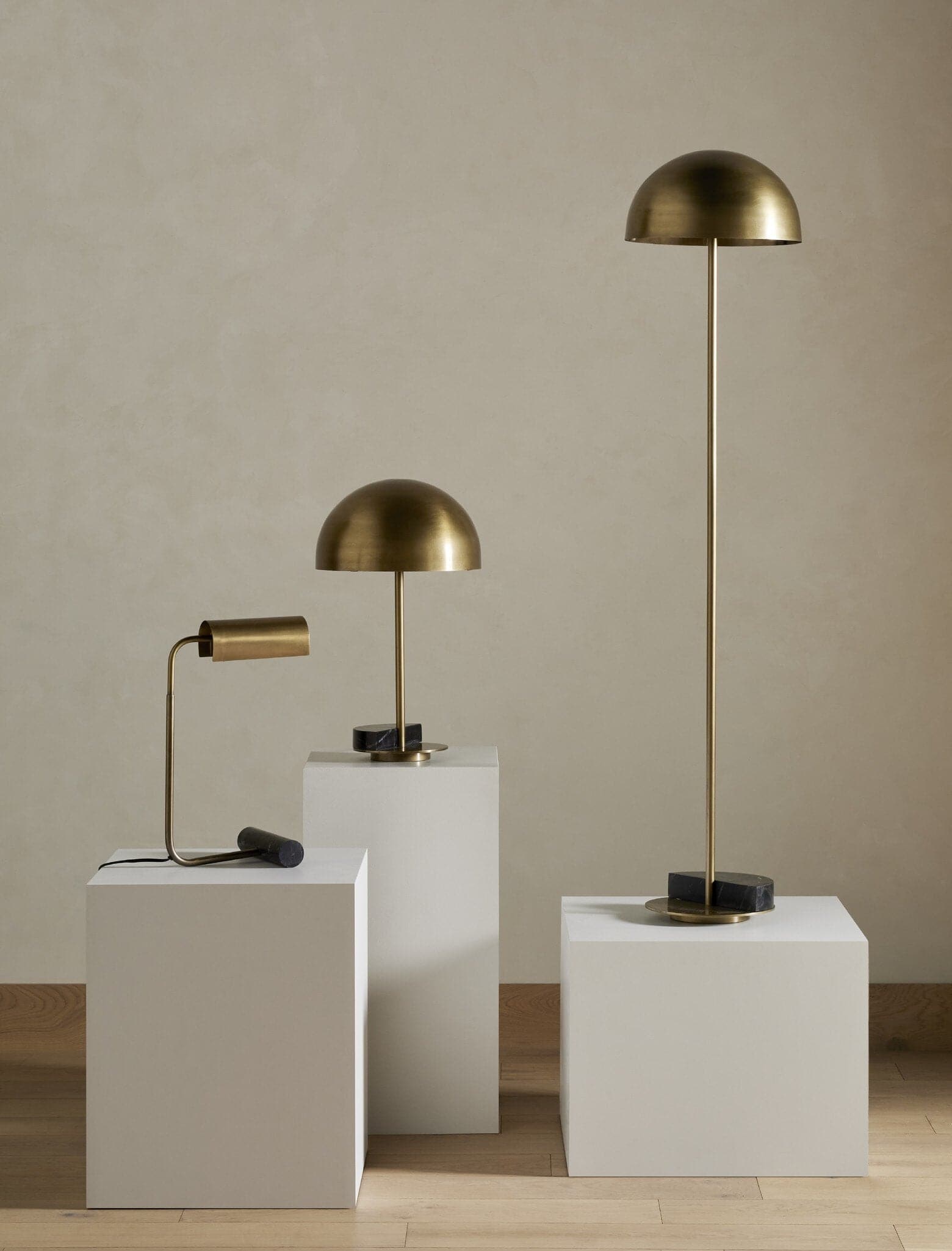 Zanda Table Lamp - Black Italian Marble