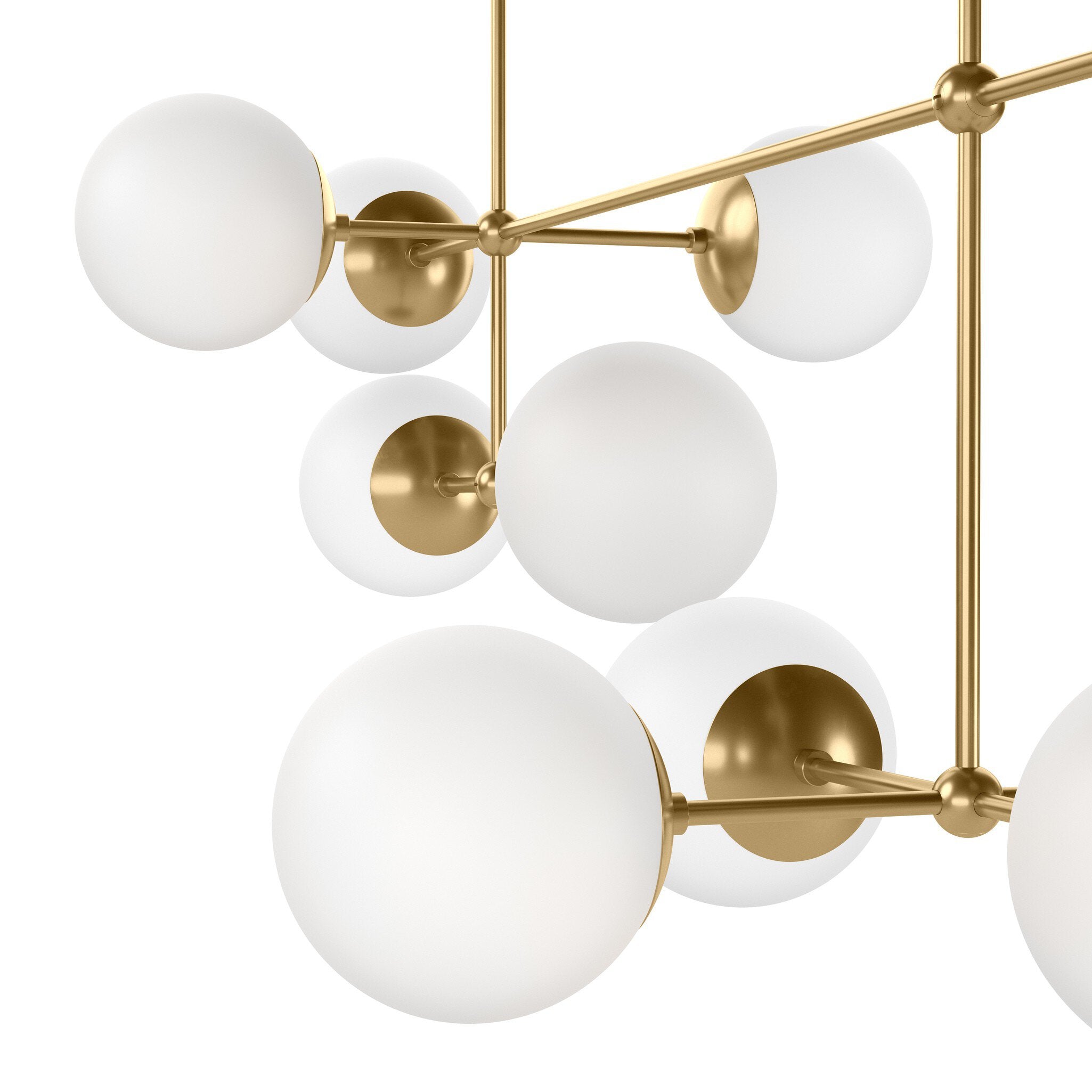 Armstrong Linear Chandelier - Burnished Brass