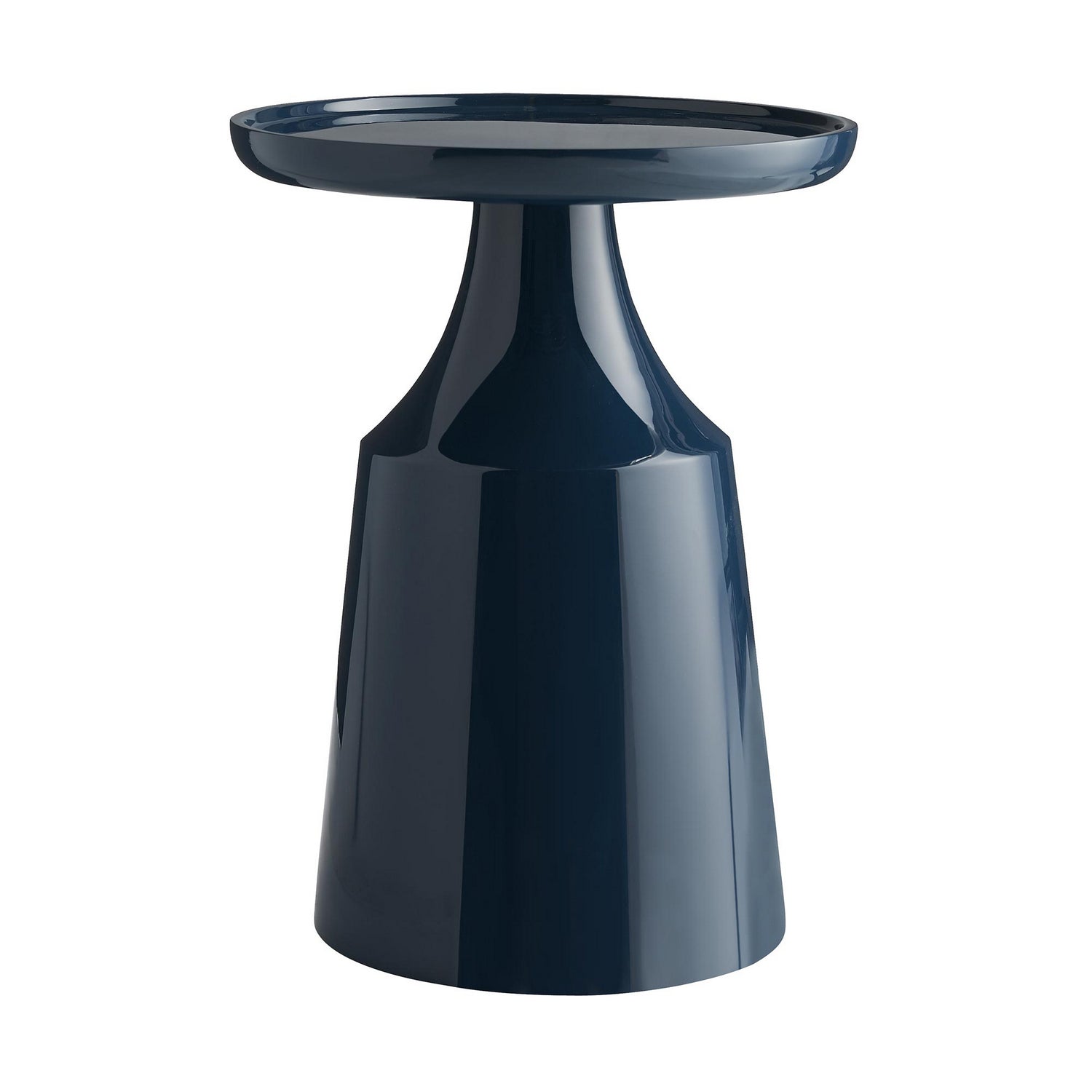 Side Table from the Turin collection in Navy Lacquer finish