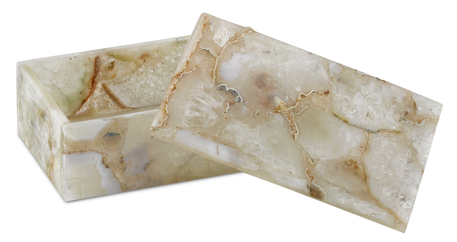 Box from the Benoit collection in Natural Agate finish