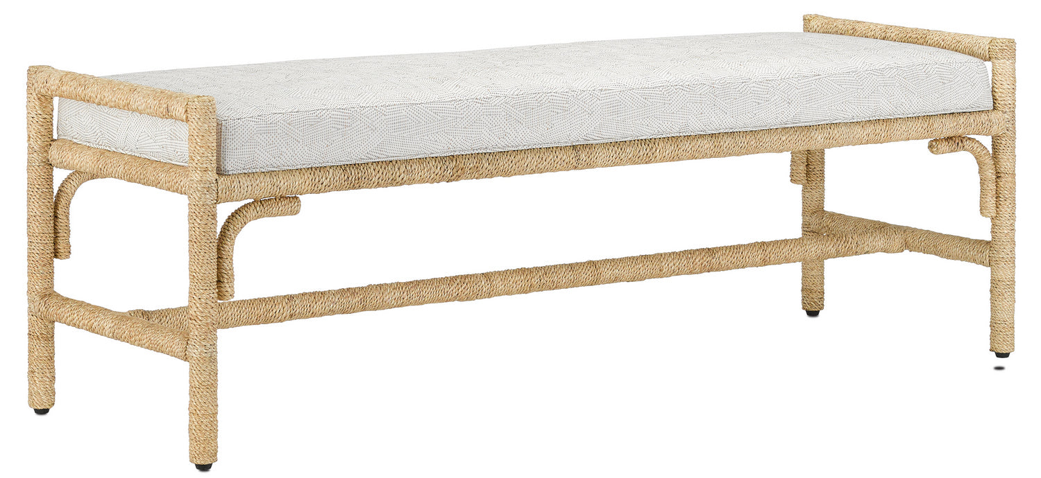 Bench from the Olisa collection in Natural finish