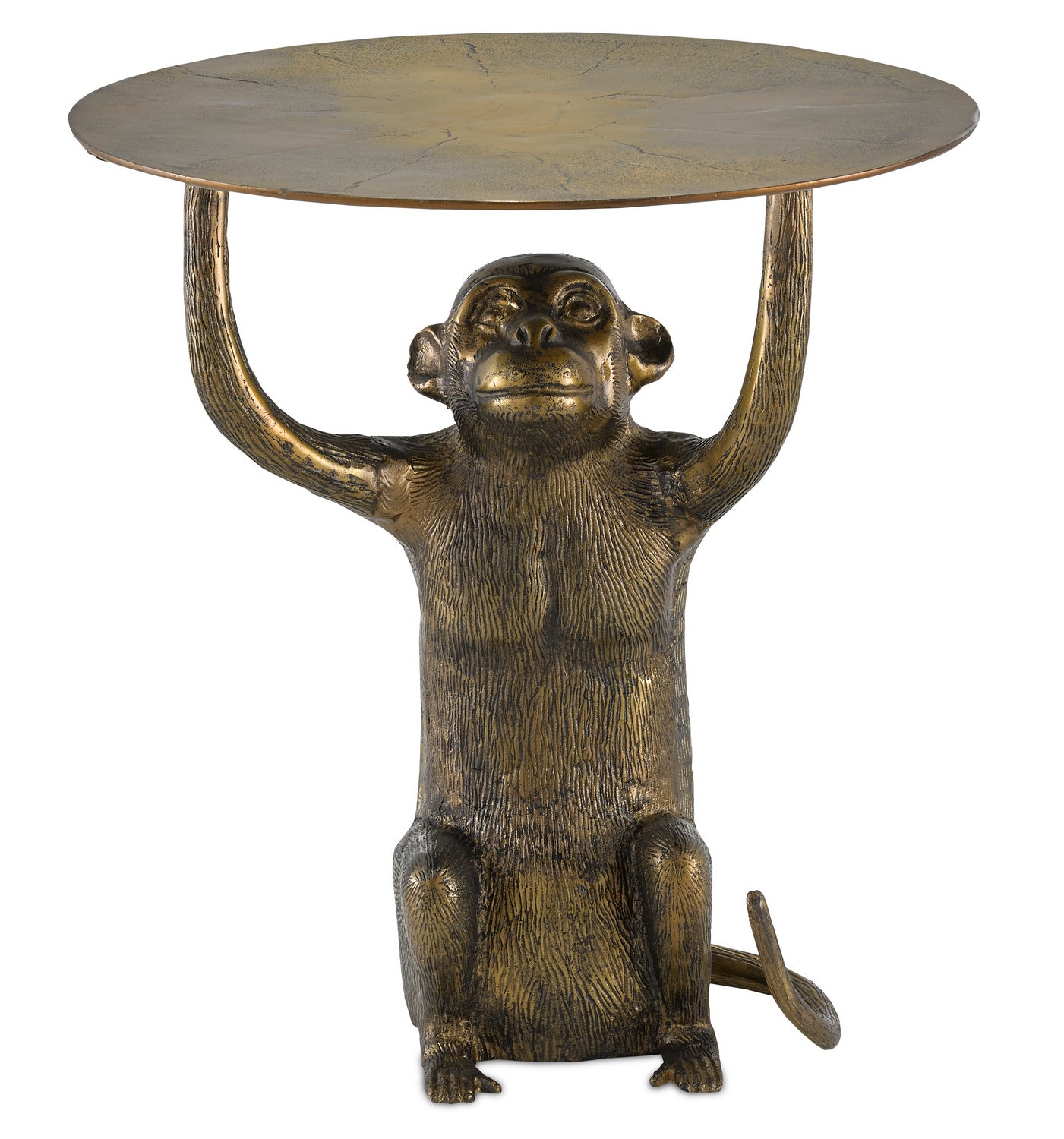 Accent Table from the Abu collection in Antique Gold finish
