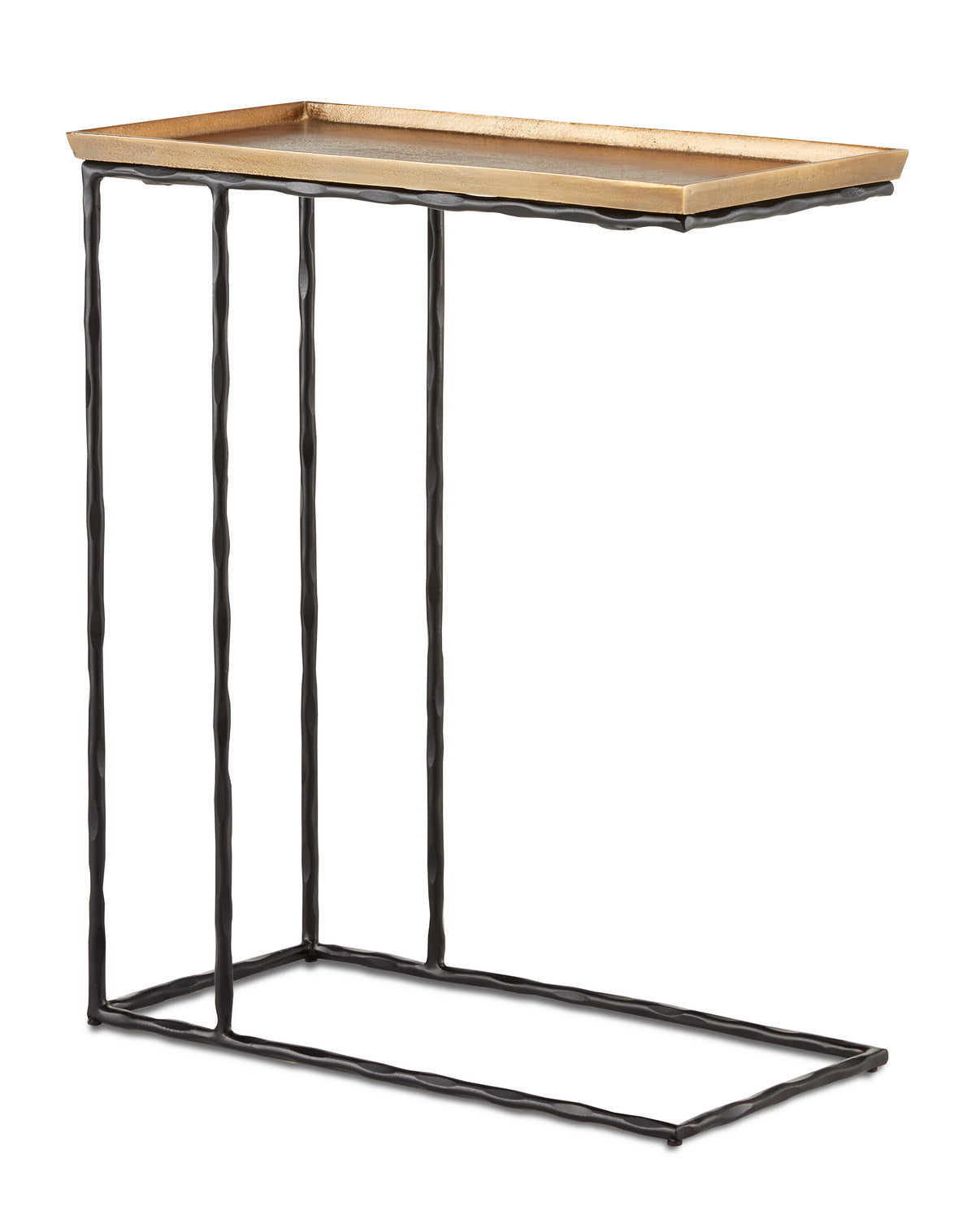 Table from the Boyles collection in Antique Brass/Black finish