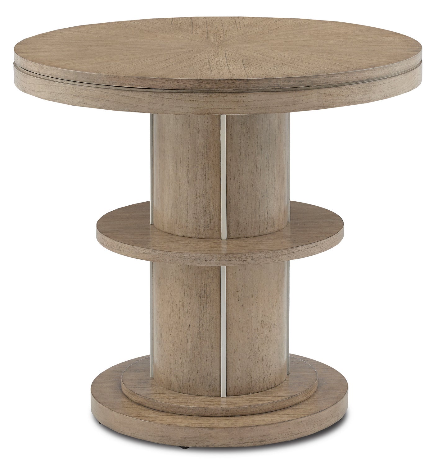Entry Table from the Tuban collection in Light Wheat/Ivory finish