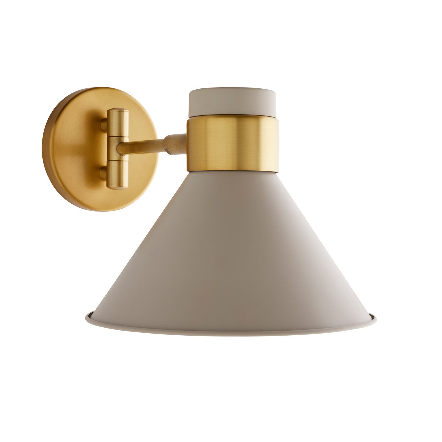 One Light Wall Sconce from the Lane collection in Taupe finish
