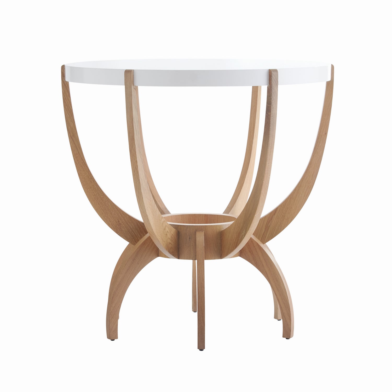 Side Table from the Nia collection in White finish
