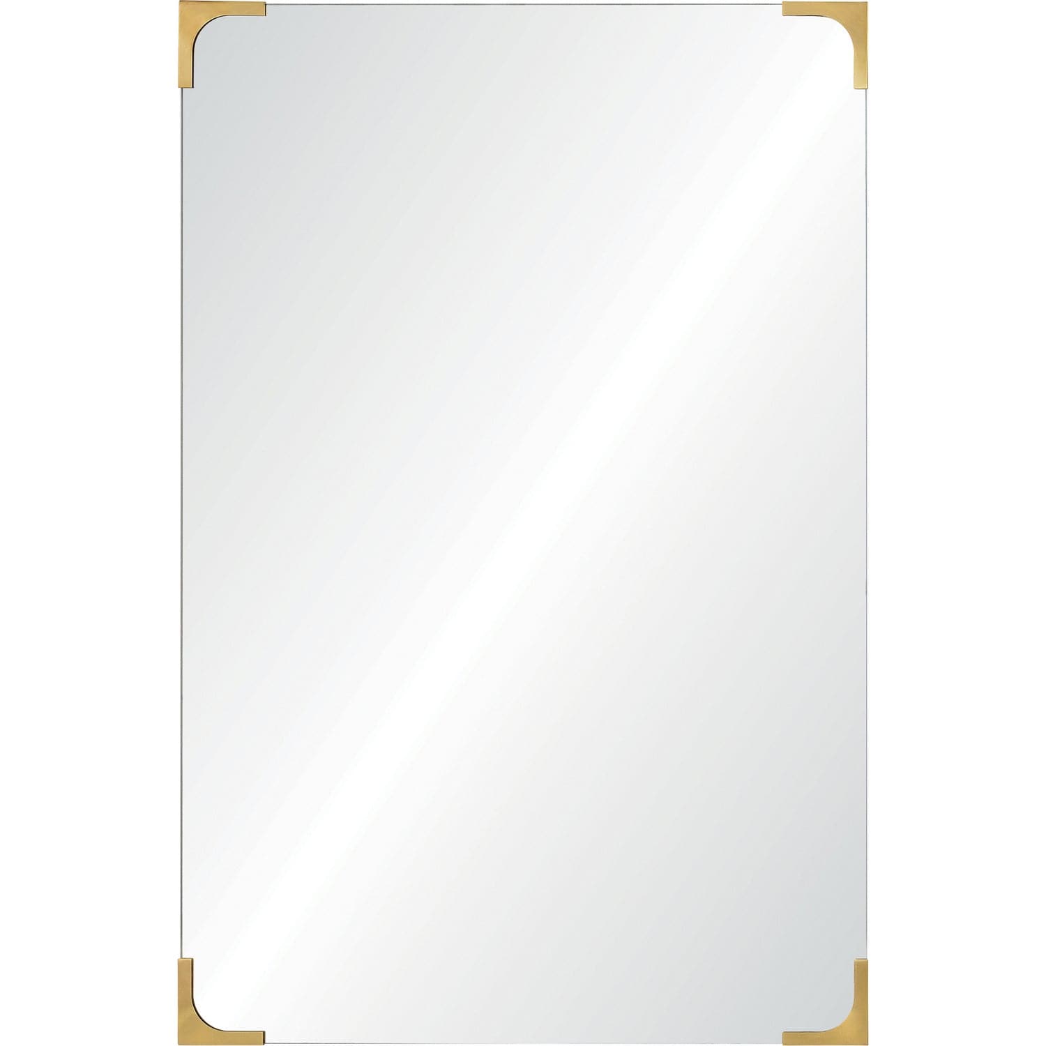 Renwil - MT2418 - Mirror - Eros - Clear,Antique Brass