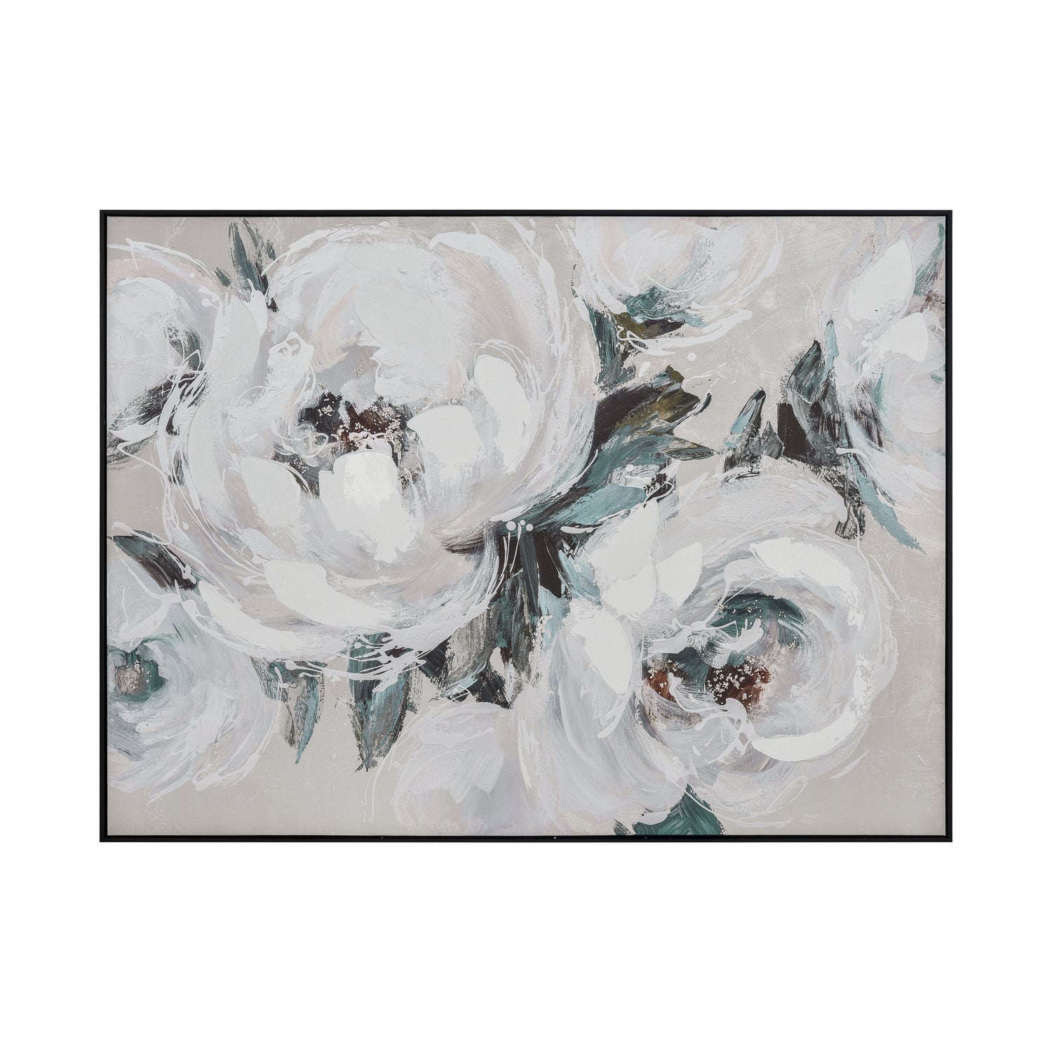 ELK Home - S0056-10623 - Framed Wall Art - Blossom Abstract - Off White