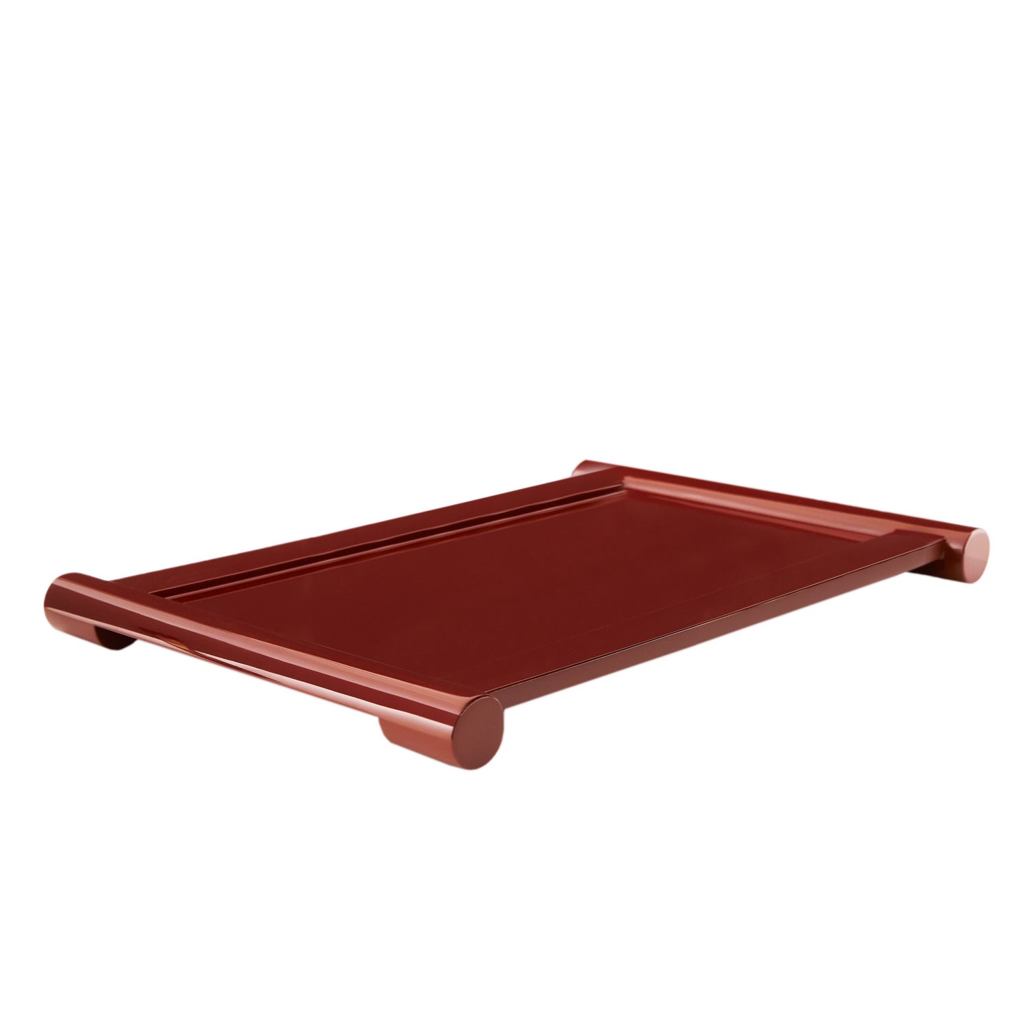 Tray from the Robin collection in Paprika finish