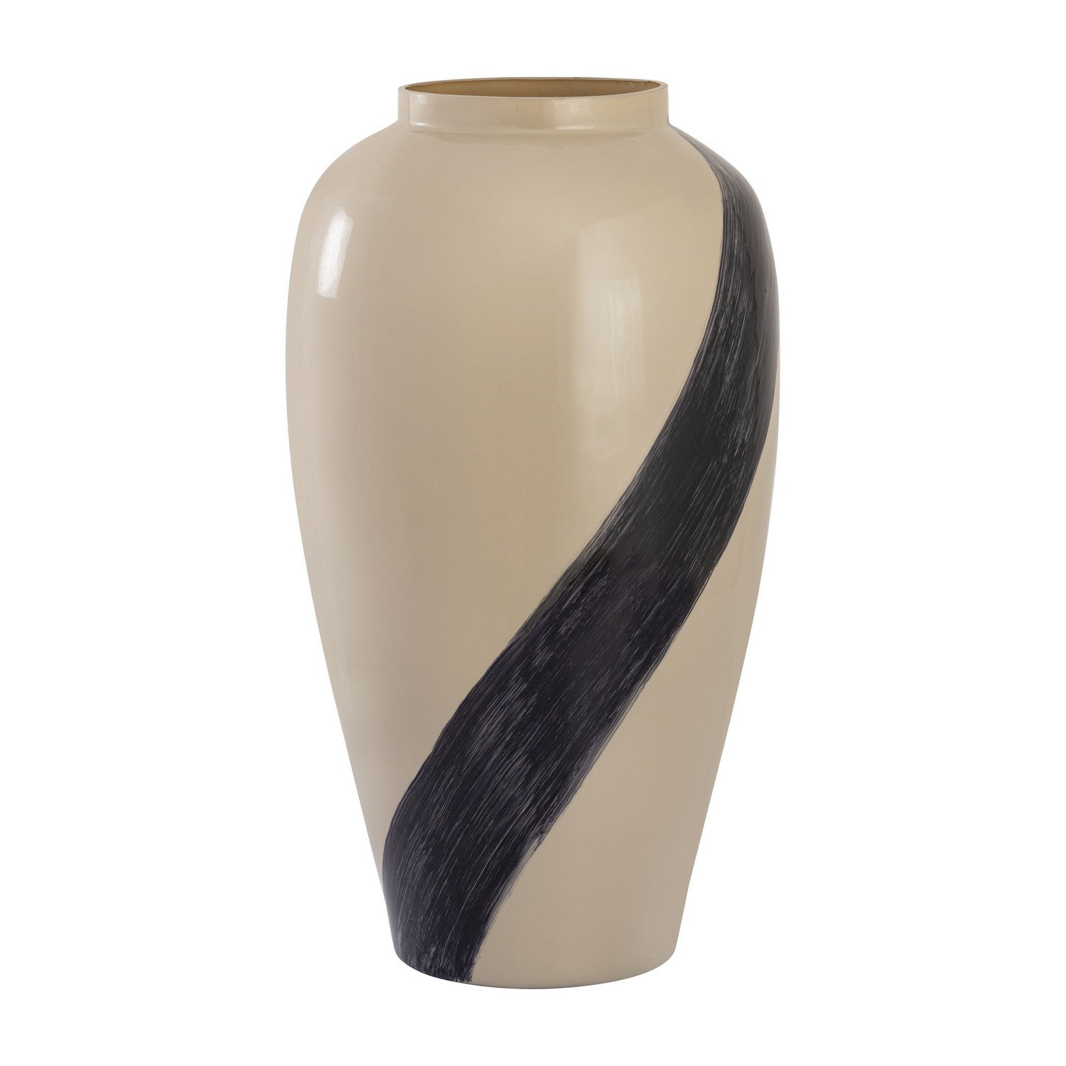 ELK Home - H0897-10973 - Vase - Brushstroke - Cream/Ivory