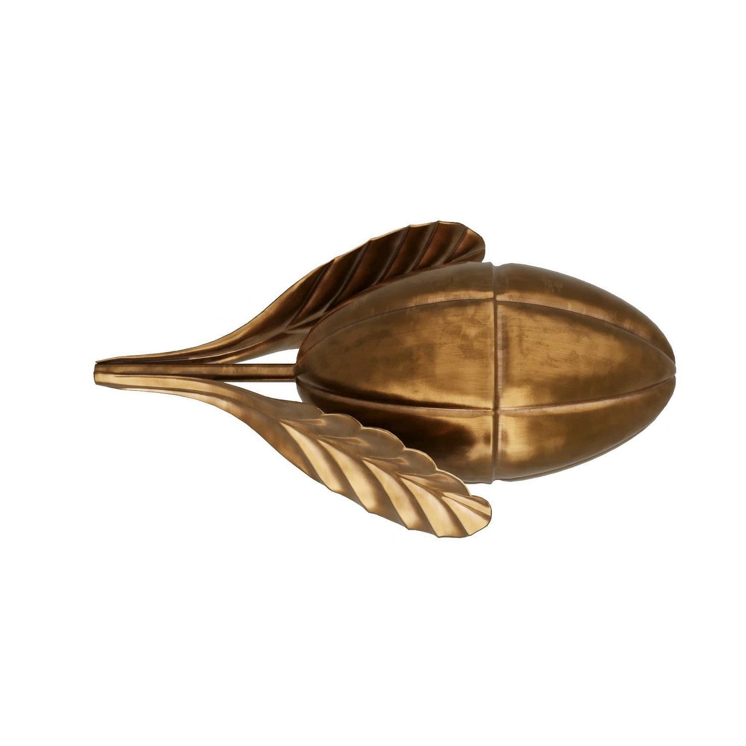 Sculpture from the Pitaya collection in Vintage Brass finish