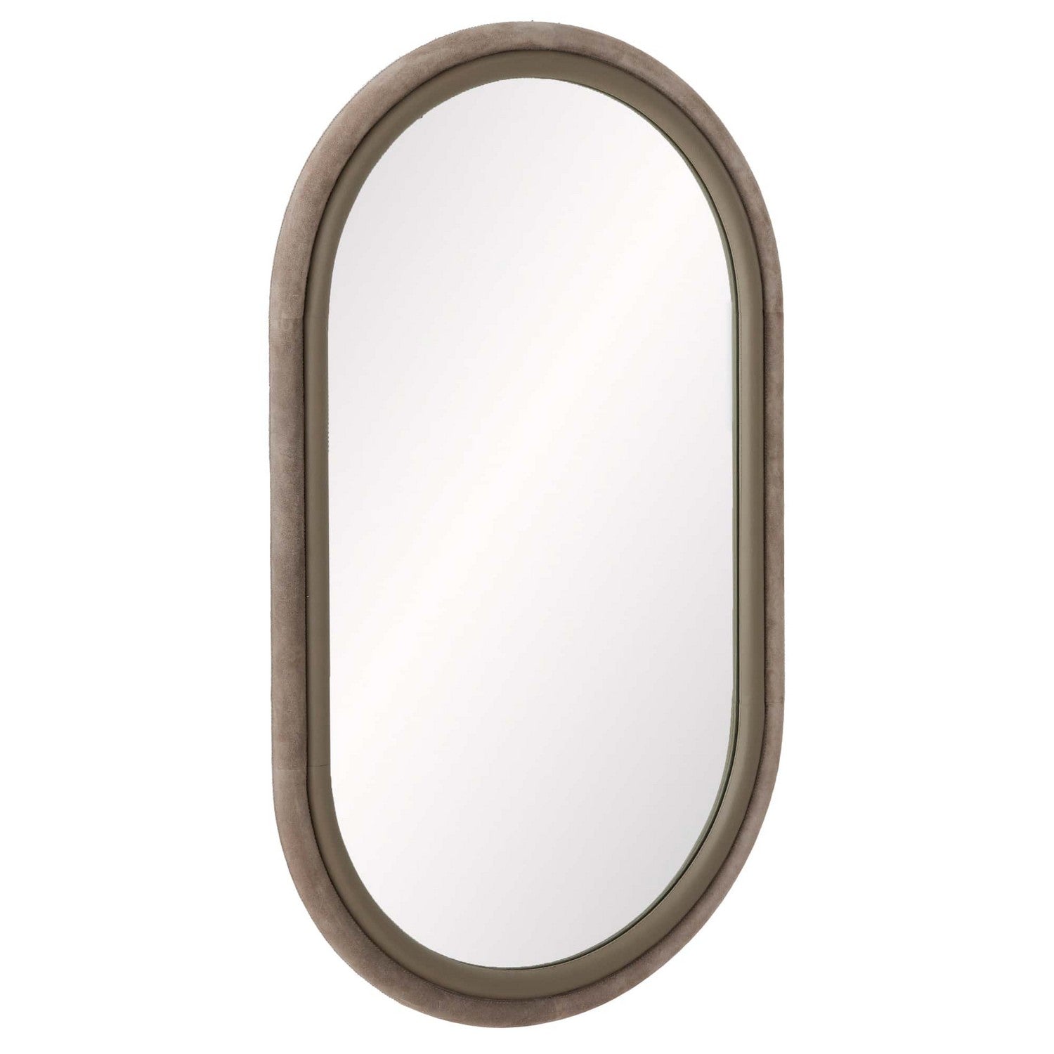 Mirror from the Weathers collection in Dove finish