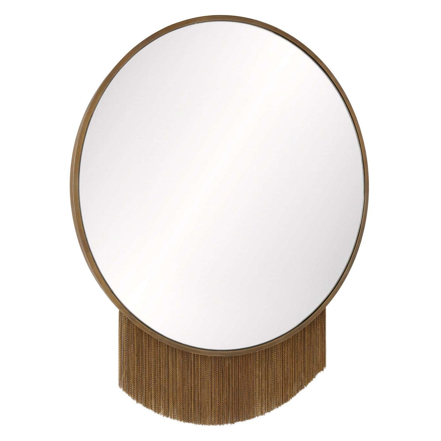 Mirror from the Winchester collection in Antique Brass finish