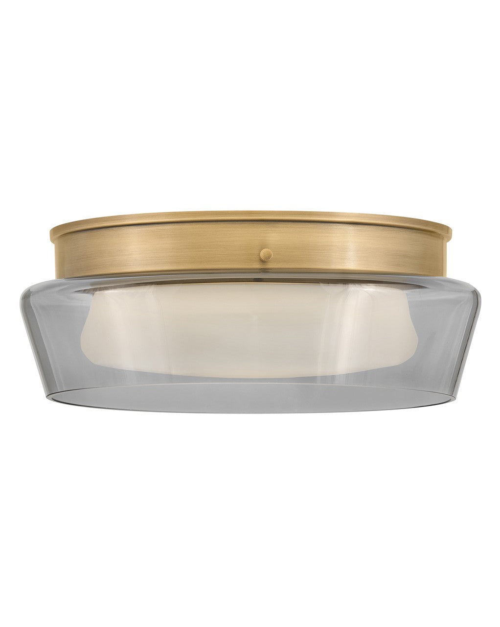 Fredrick Ramond - FR41511HB - LED Flush Mount - Demi - Heritage Brass