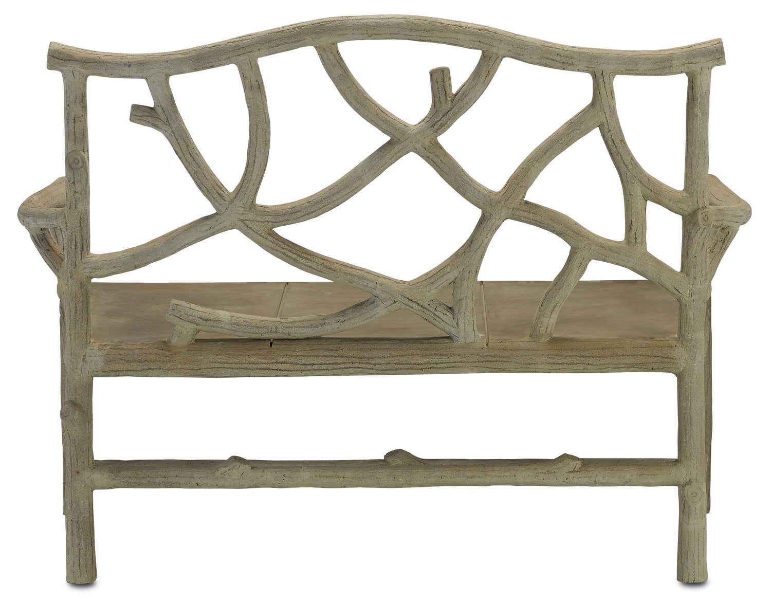 Bench from the Woodland collection in Portland/Faux Bois finish