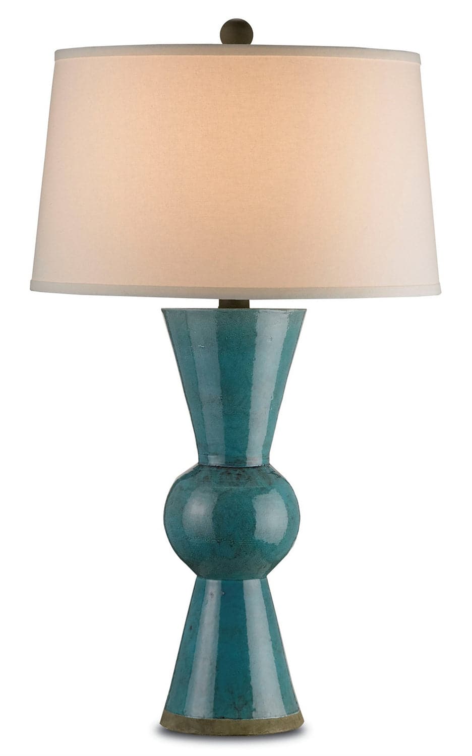 One Light Table Lamp from the Upbeat collection in Teal finish