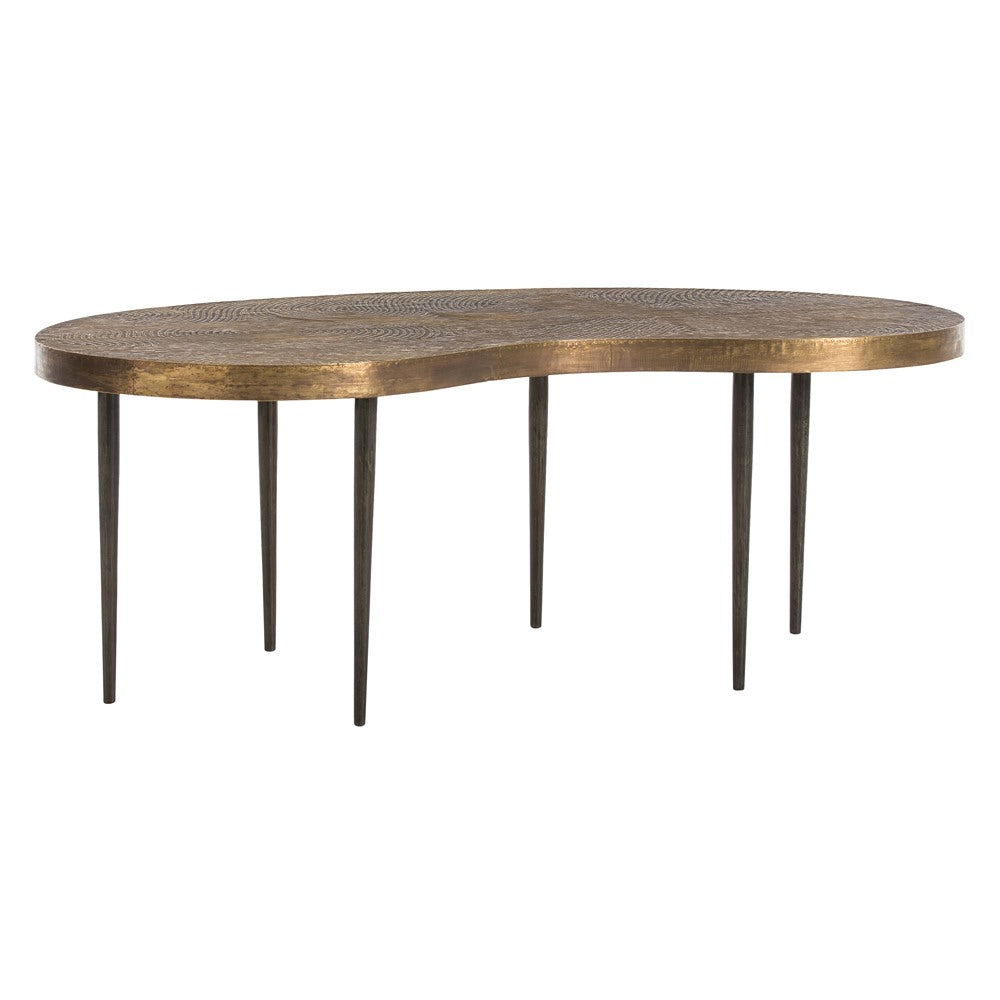 Cocktail Table from the Sloan collection in Antique Brass finish