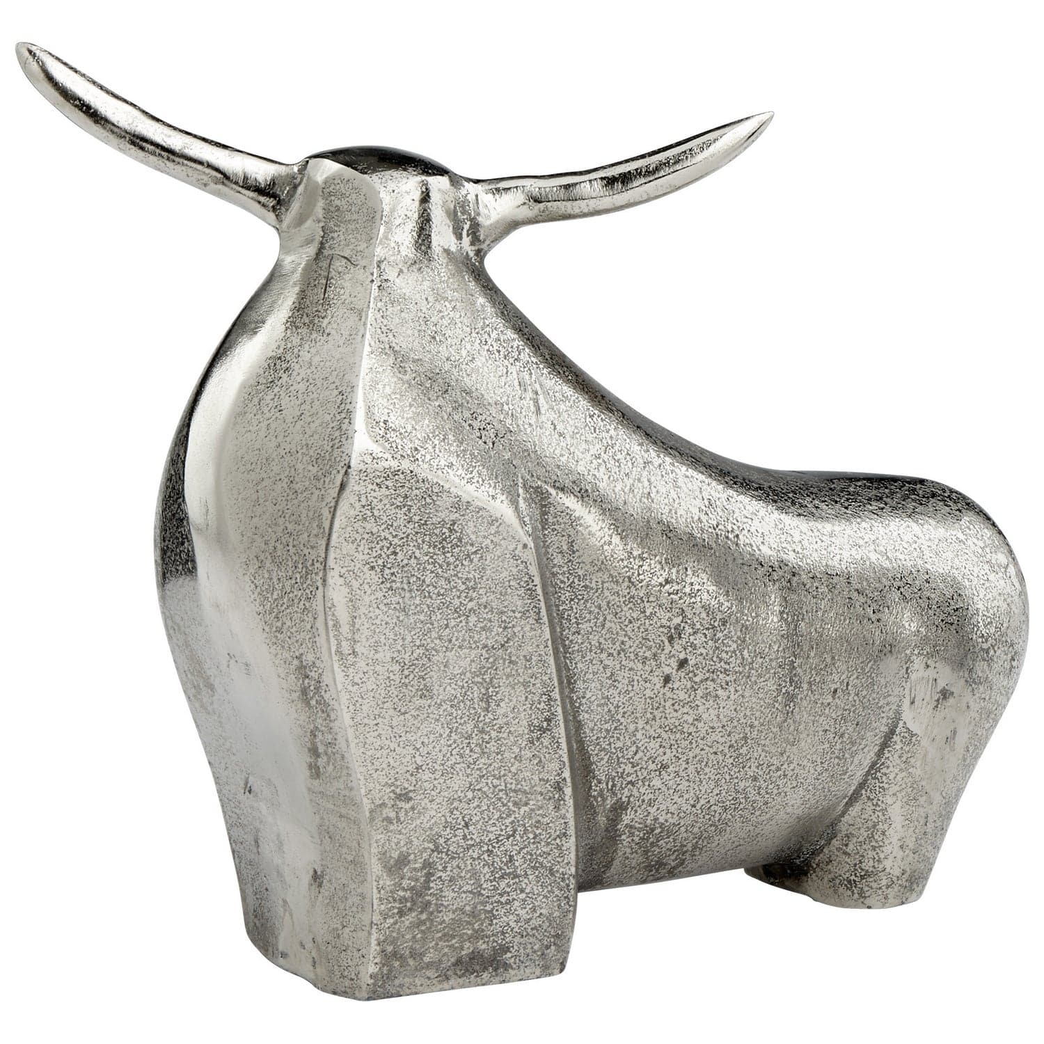 Cyan - 08282 - Sculpture - Raw Nickel