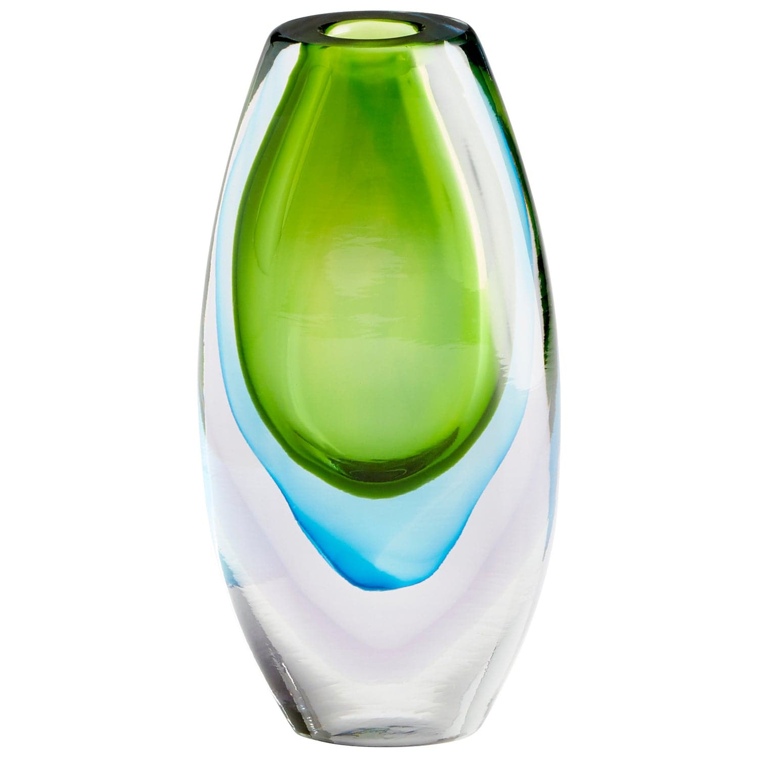 Cyan - 10023 - Vase - Blue And Green
