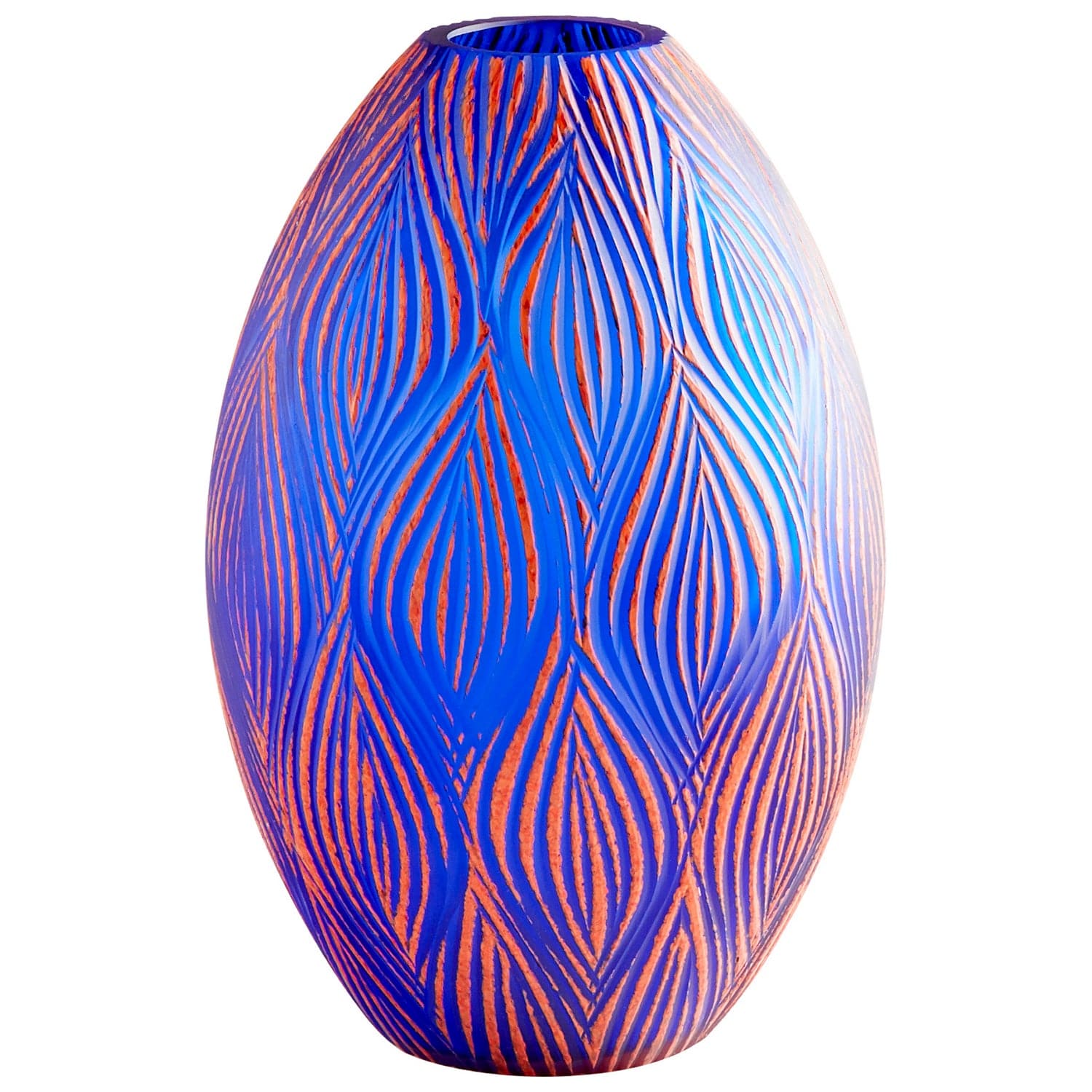 Cyan - 10033 - Vase - Blue
