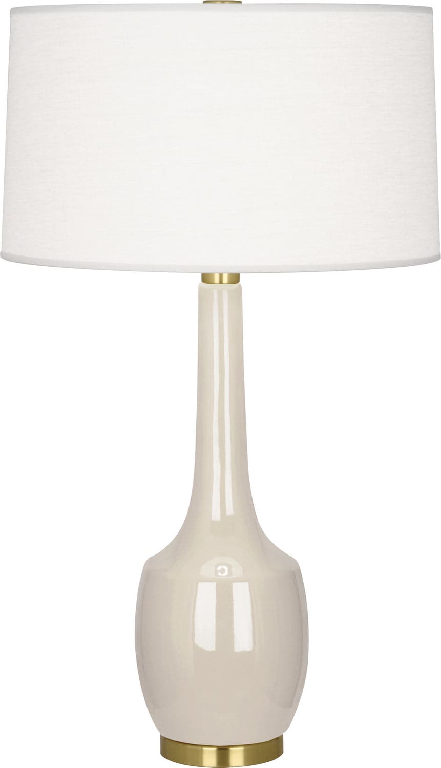 Robert Abbey - BN701 - One Light Table Lamp - Delilah - Bone Glazed