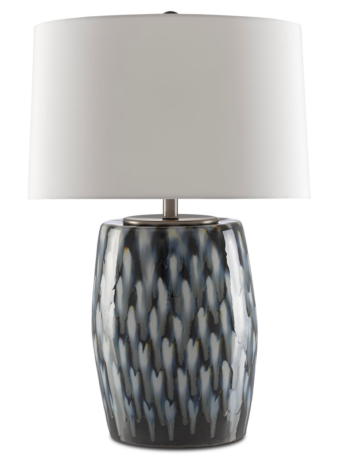 One Light Table Lamp from the Milner collection in Indigo/Cloud finish