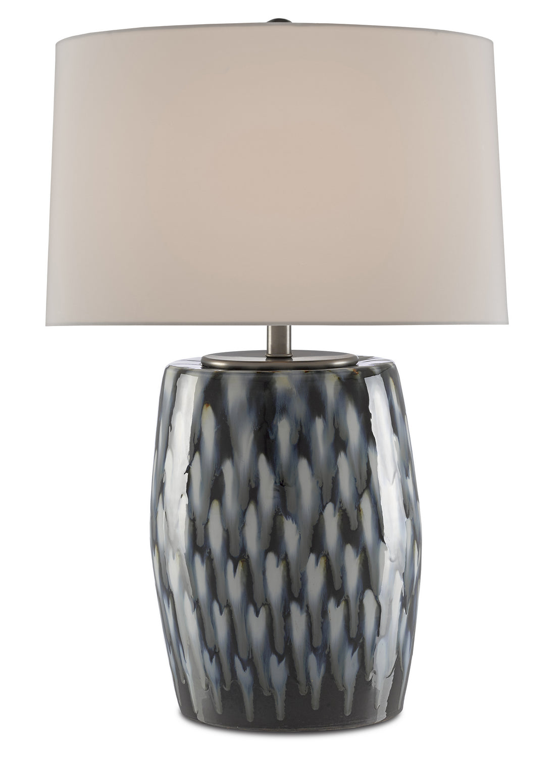 One Light Table Lamp from the Milner collection in Indigo/Cloud finish