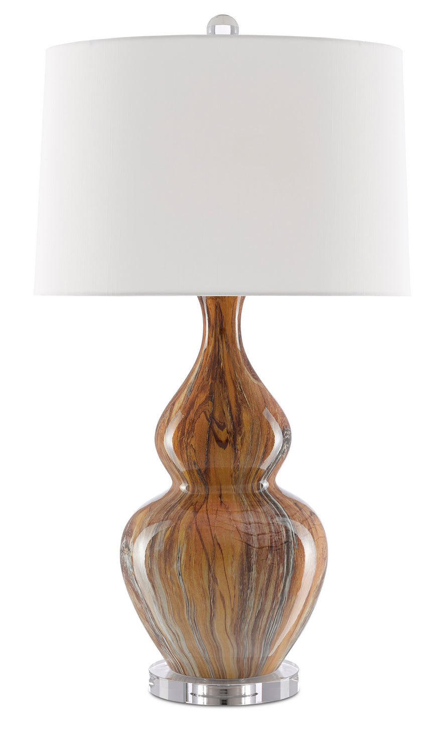 One Light Table Lamp from the Kolor collection in Earth/Brown finish