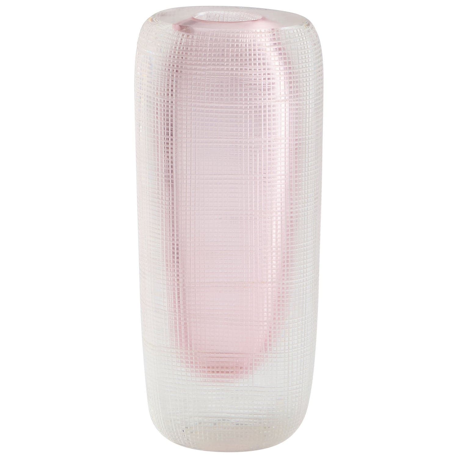 Cyan - 10299 - Vase - Pink And Clear