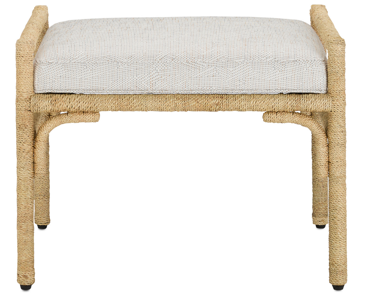 Ottoman from the Olisa collection in Natural finish
