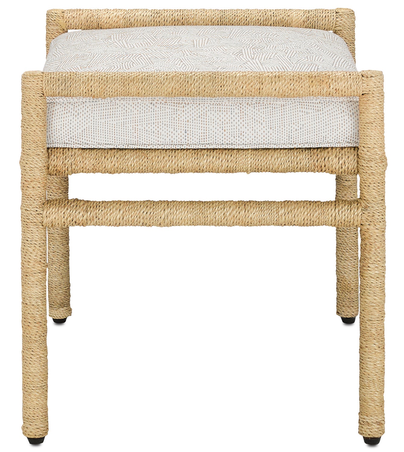 Ottoman from the Olisa collection in Natural finish