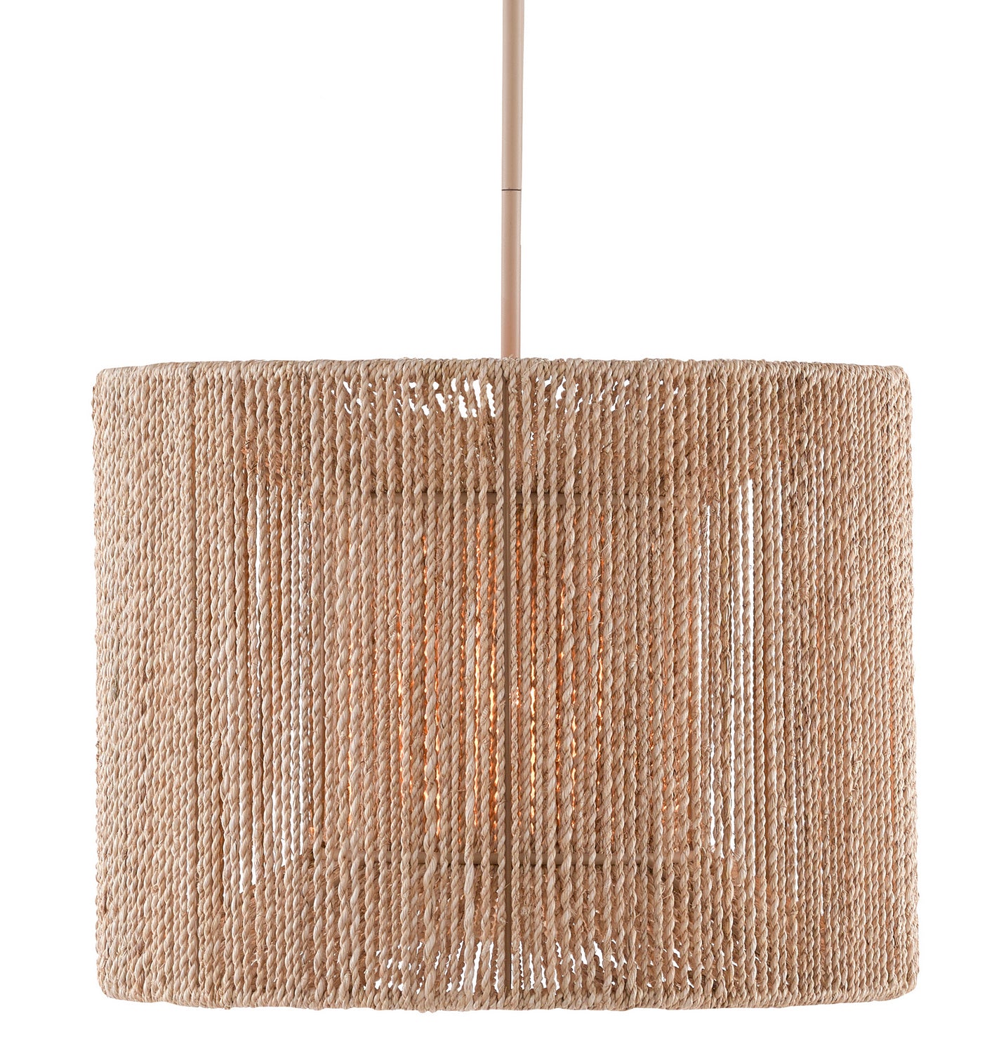 Five Light Chandelier from the Mereworth collection in Natural Rope/Beige finish