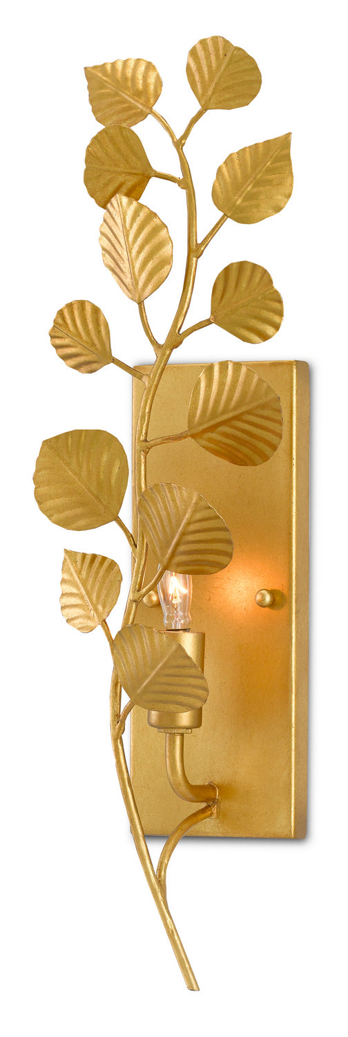 One Light Wall Sconce from the Aviva Stanoff collection in Contemporary Gold Leaf finish