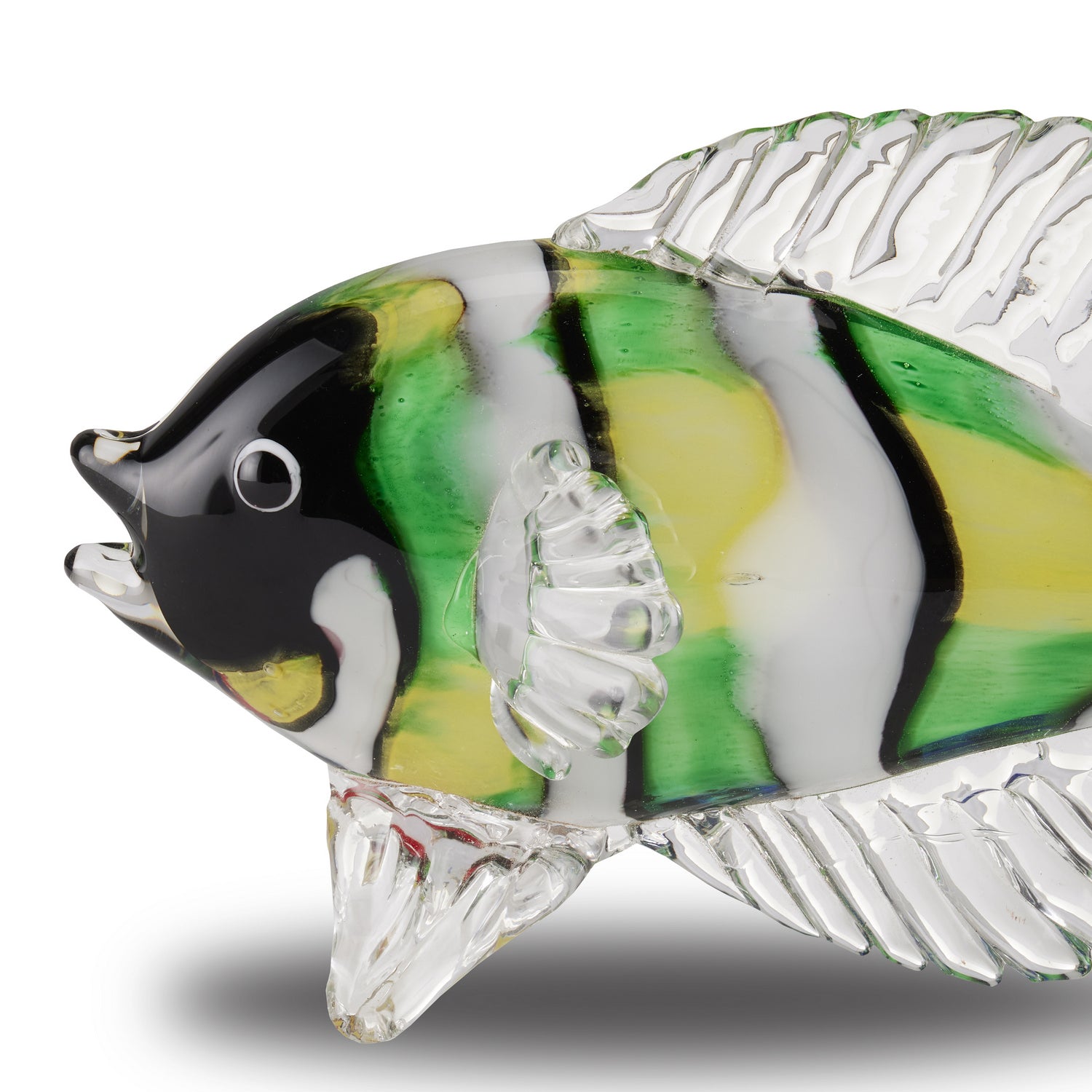 Fish Set of 2 from the Rialto collection in Green/Black/White/Multicolor finish