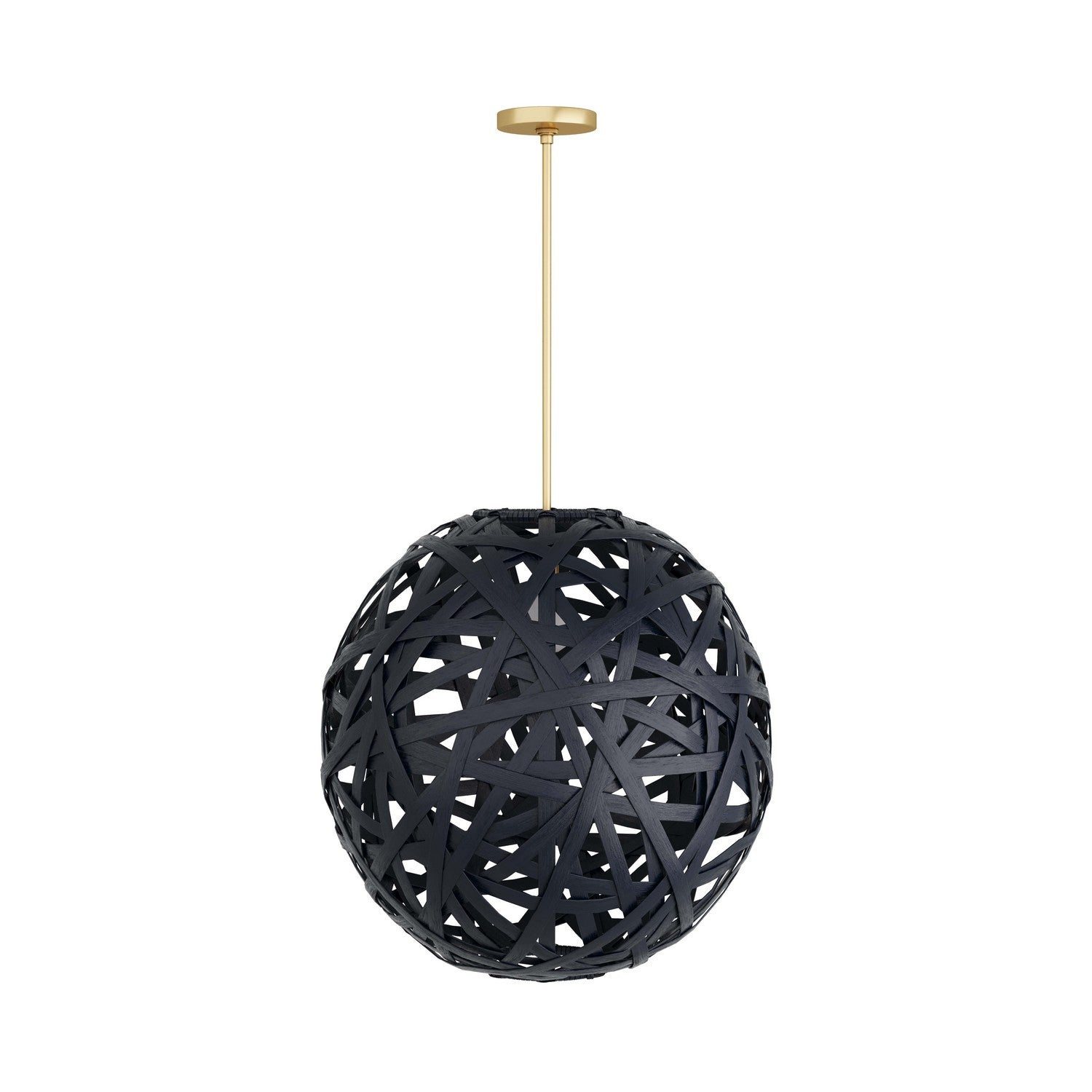 One Light Pendant from the Trai collection in Black finish