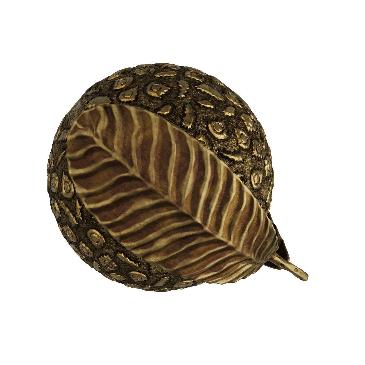 Sculpture from the Yucatan collection in Vintage Brass finish