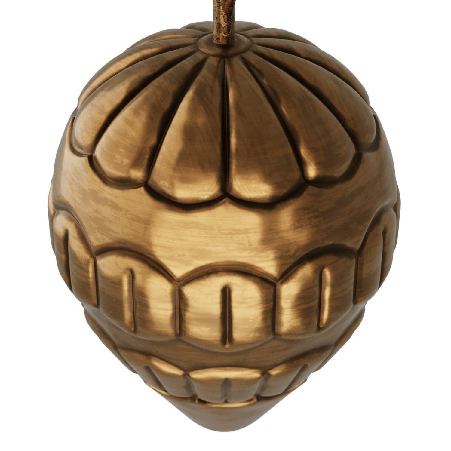 Sculpture from the Soursop collection in Vintage Brass finish