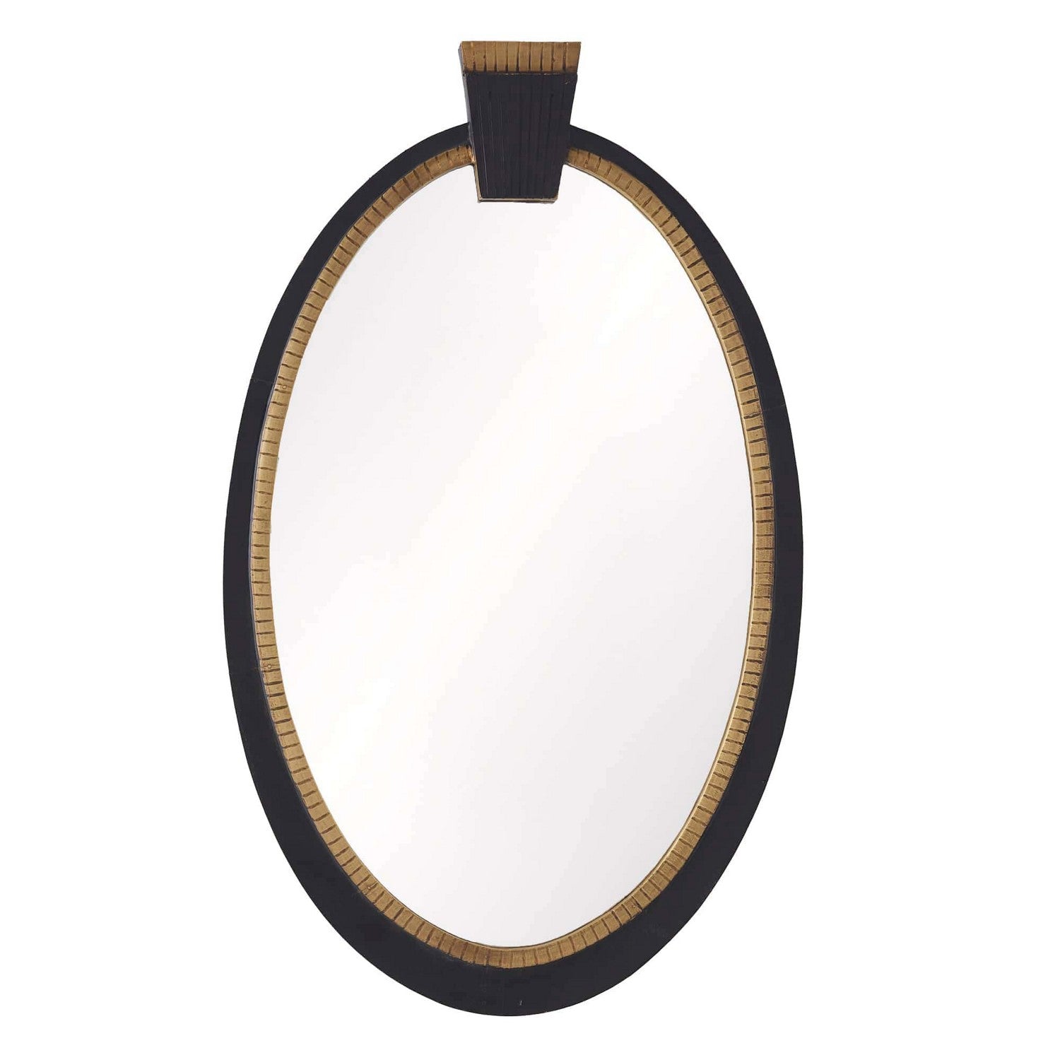 Mirror from the Tedesco collection in Ebony finish