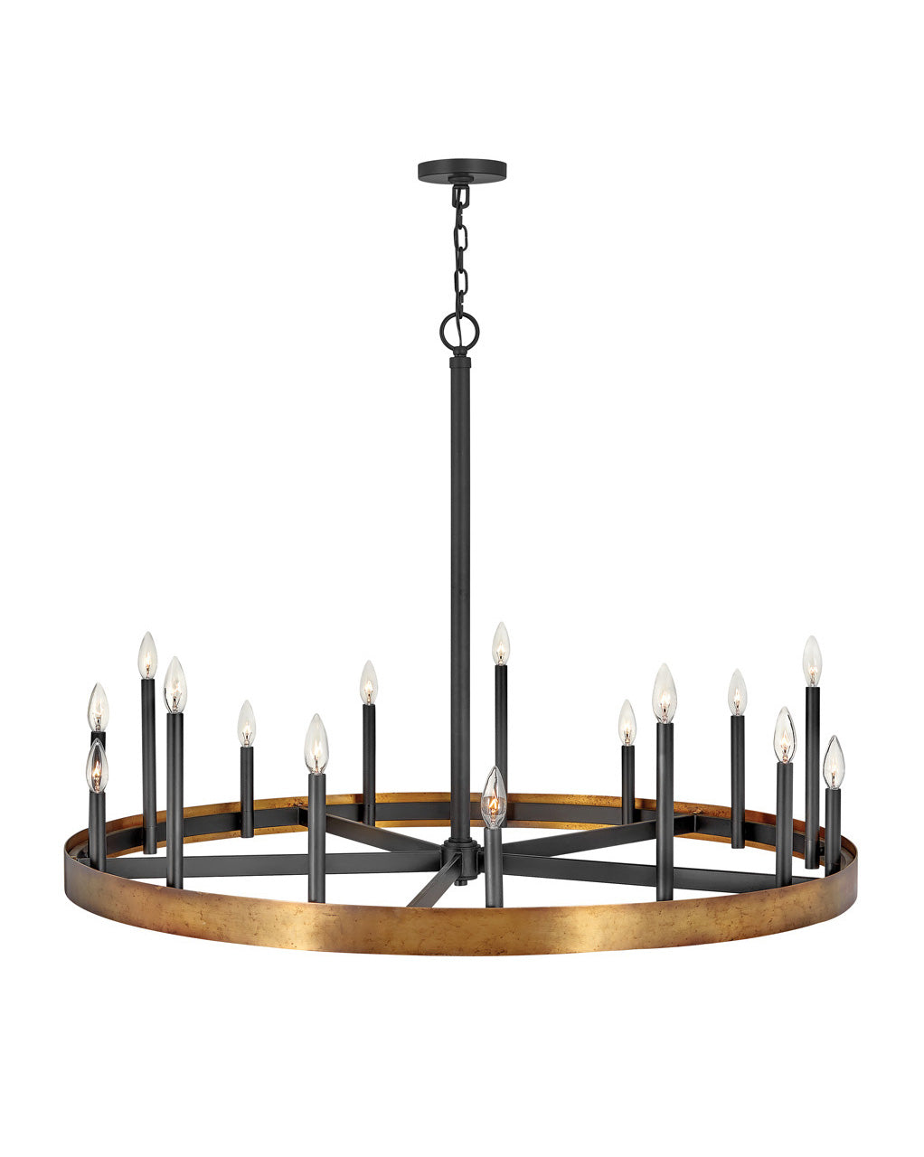 Hinkley - 3865WA - LED Chandelier - Wells - Weathered Brass