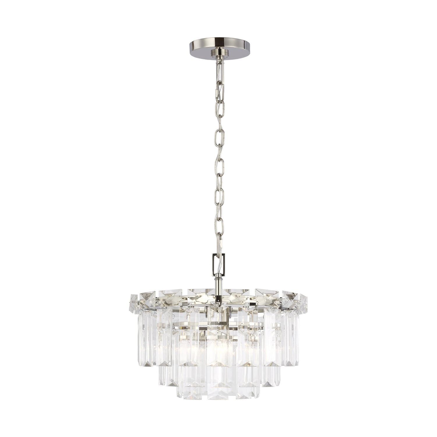 Visual Comfort Studio - CC1254PN - Four Light Chandelier - Arden - Polished Nickel