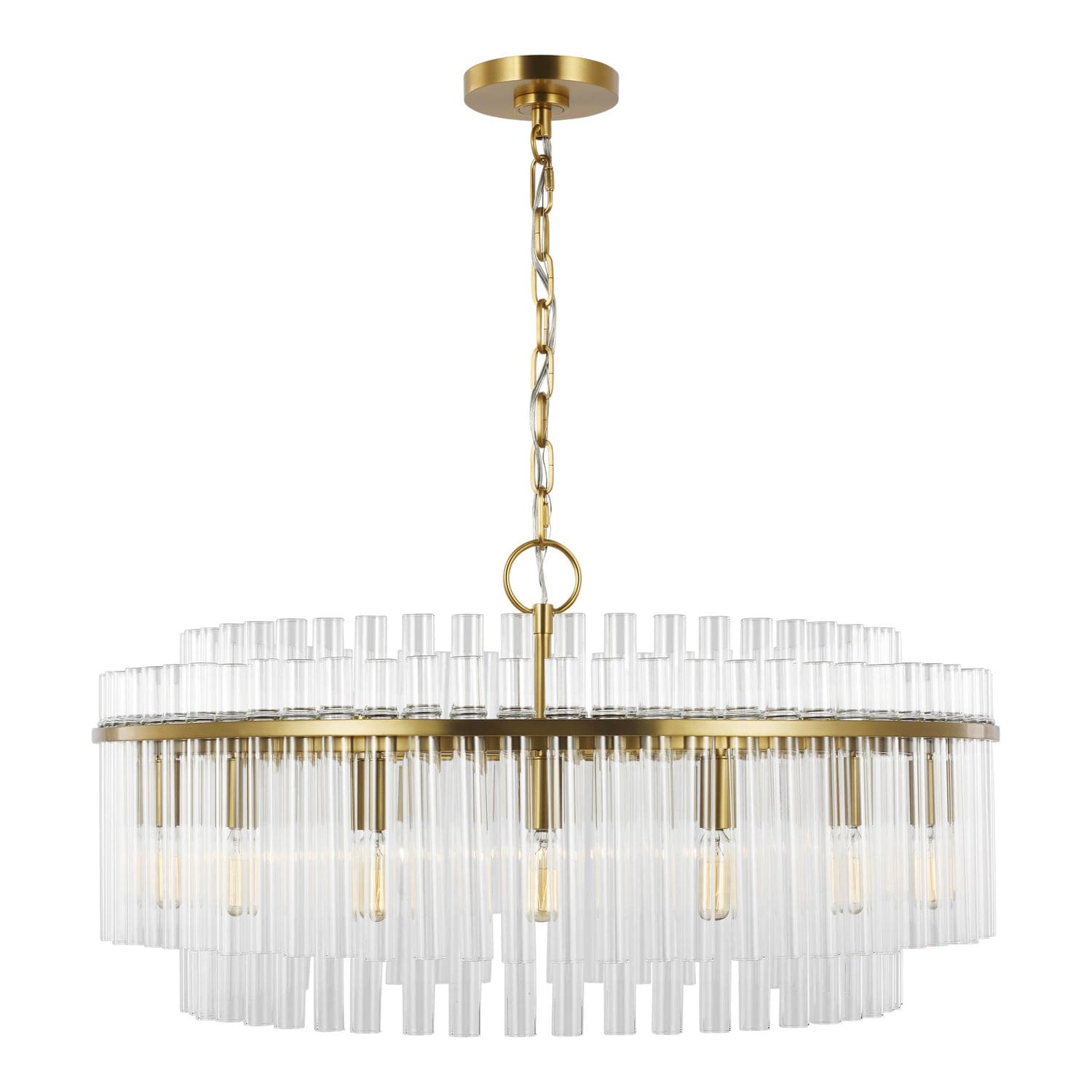 Visual Comfort Studio - CC12916BBS - 16 Light Chandelier - Beckett - Burnished Brass