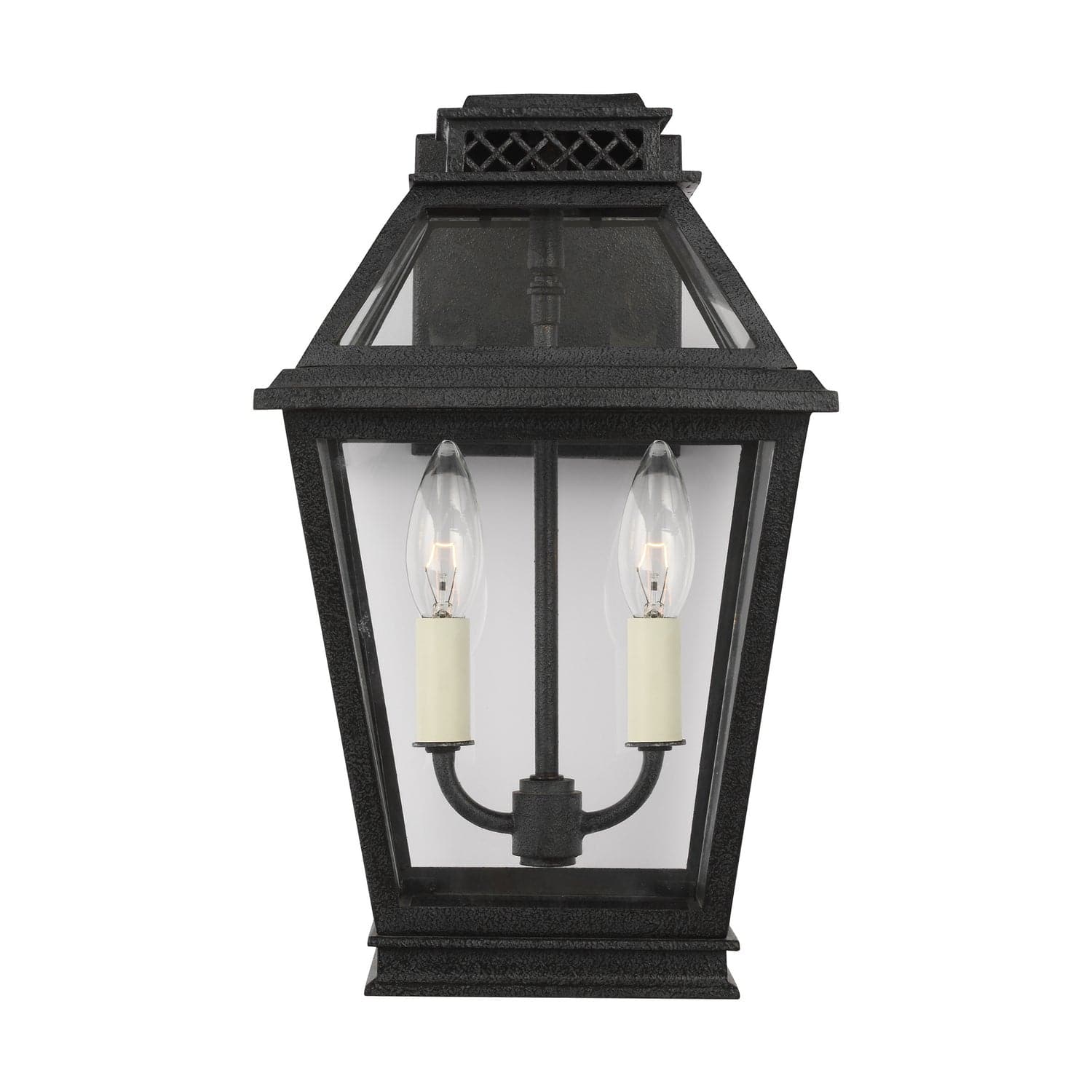 Visual Comfort Studio - CO1012DWZ - Two Light Outdoor Wall Lantern - Falmouth - Dark Weathered Zinc