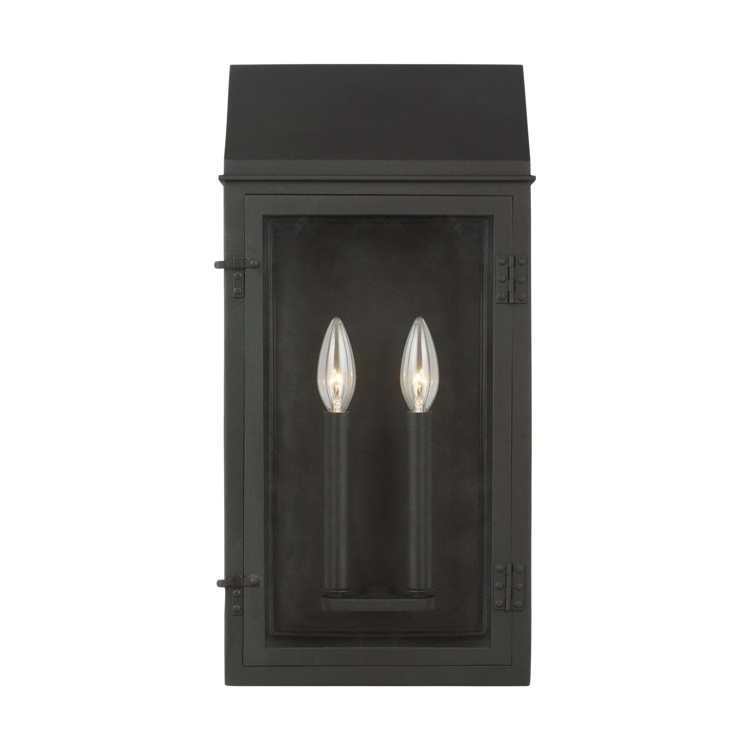 Visual Comfort Studio - CO1272TXB - Two Light Outdoor Wall Lantern - Hingham - Textured Black