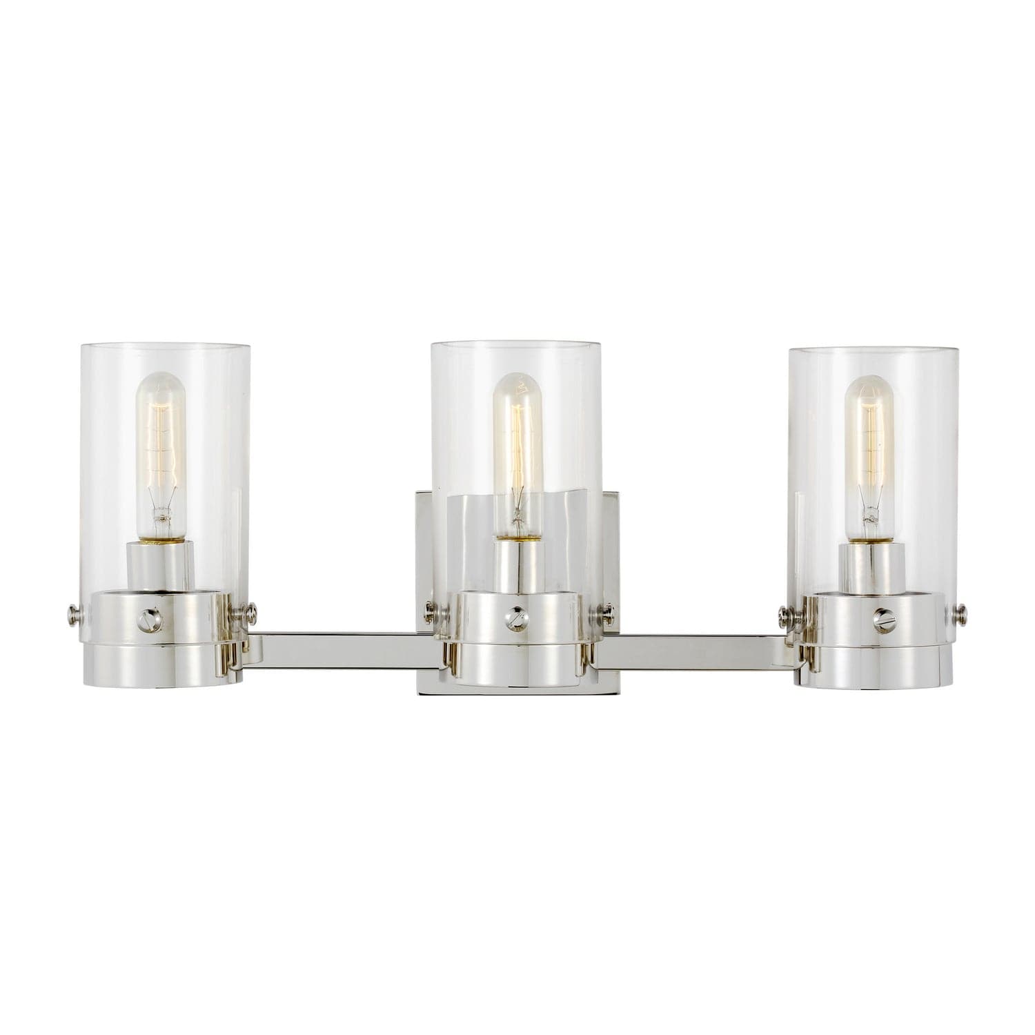 Visual Comfort Studio - CW1003PN - Three Light Vanity - Garrett - Polished Nickel