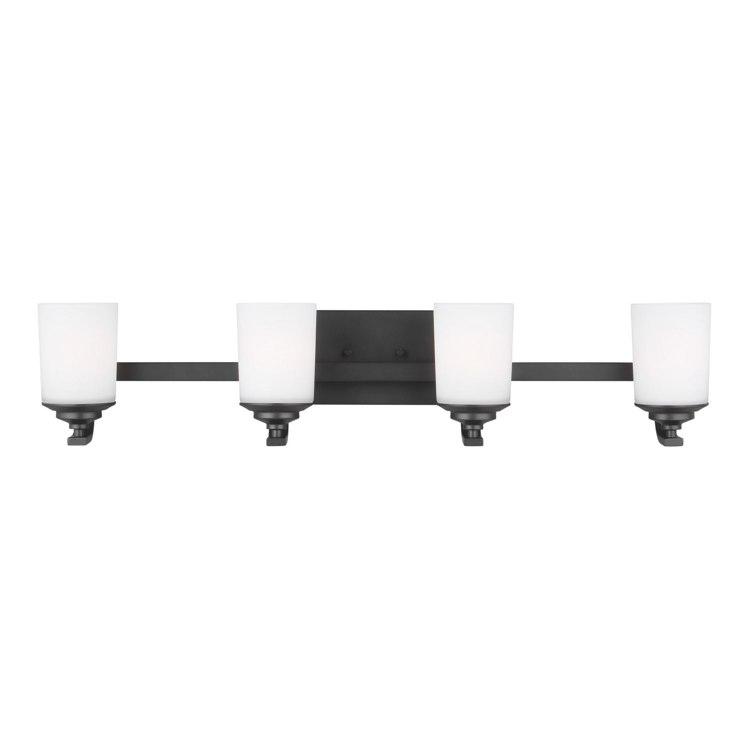 Generation Lighting. - 4430704-112 - Four Light Wall / Bath - Kemal - Midnight Black